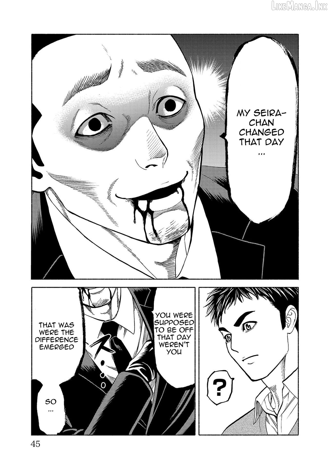 Psycho x Past: Ryouki Satsujin Sennyuu Sousa Chapter 32 page 45