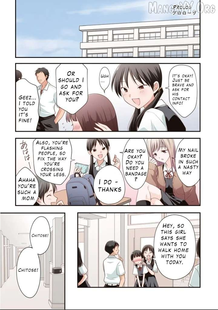 Osekkai Joshi, Koi o Suru Chapter 0.1 page 2