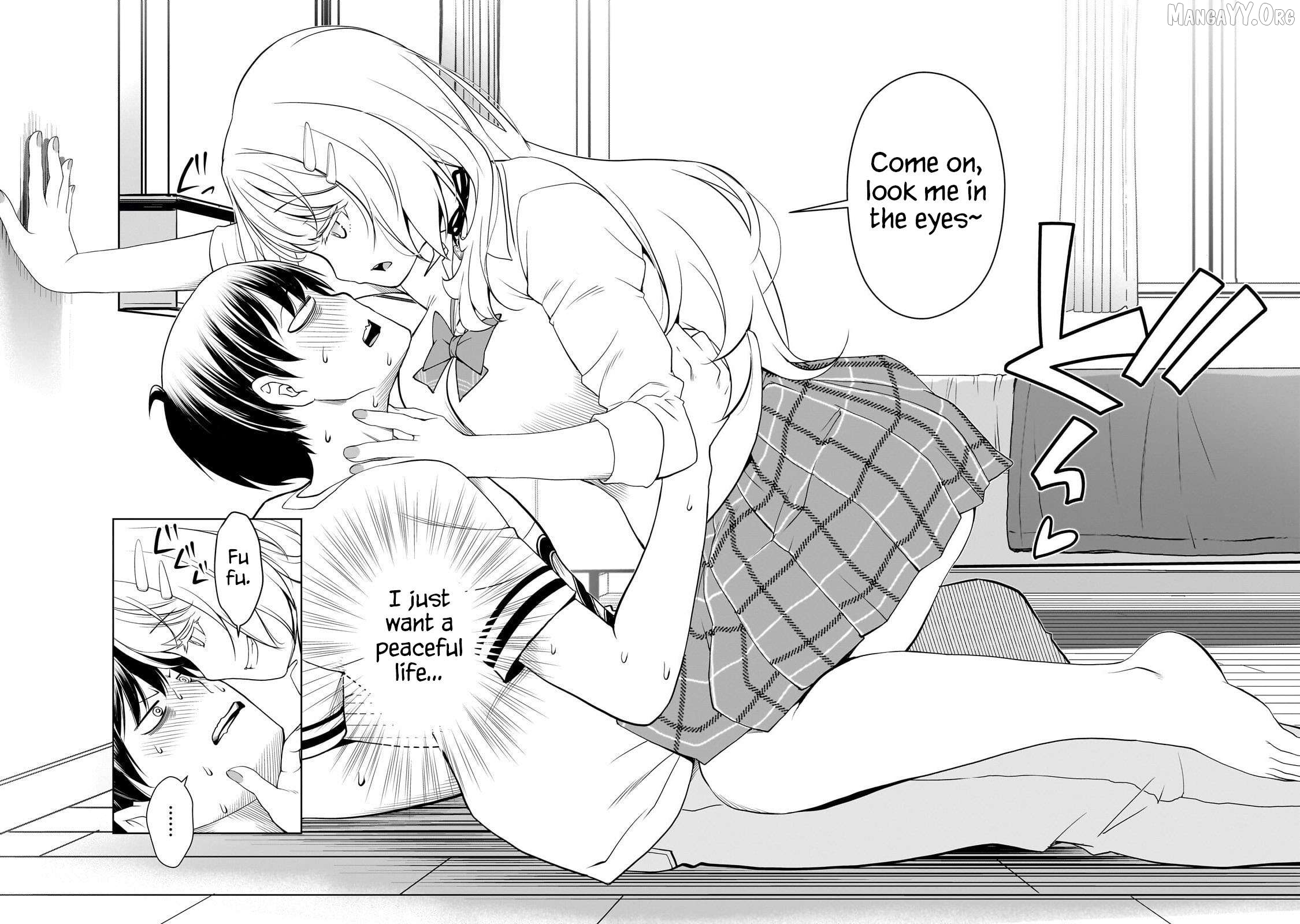 Otonari-san no gyaru ga boku o hore sasetakute zenryoku sugiru Chapter 1 page 13