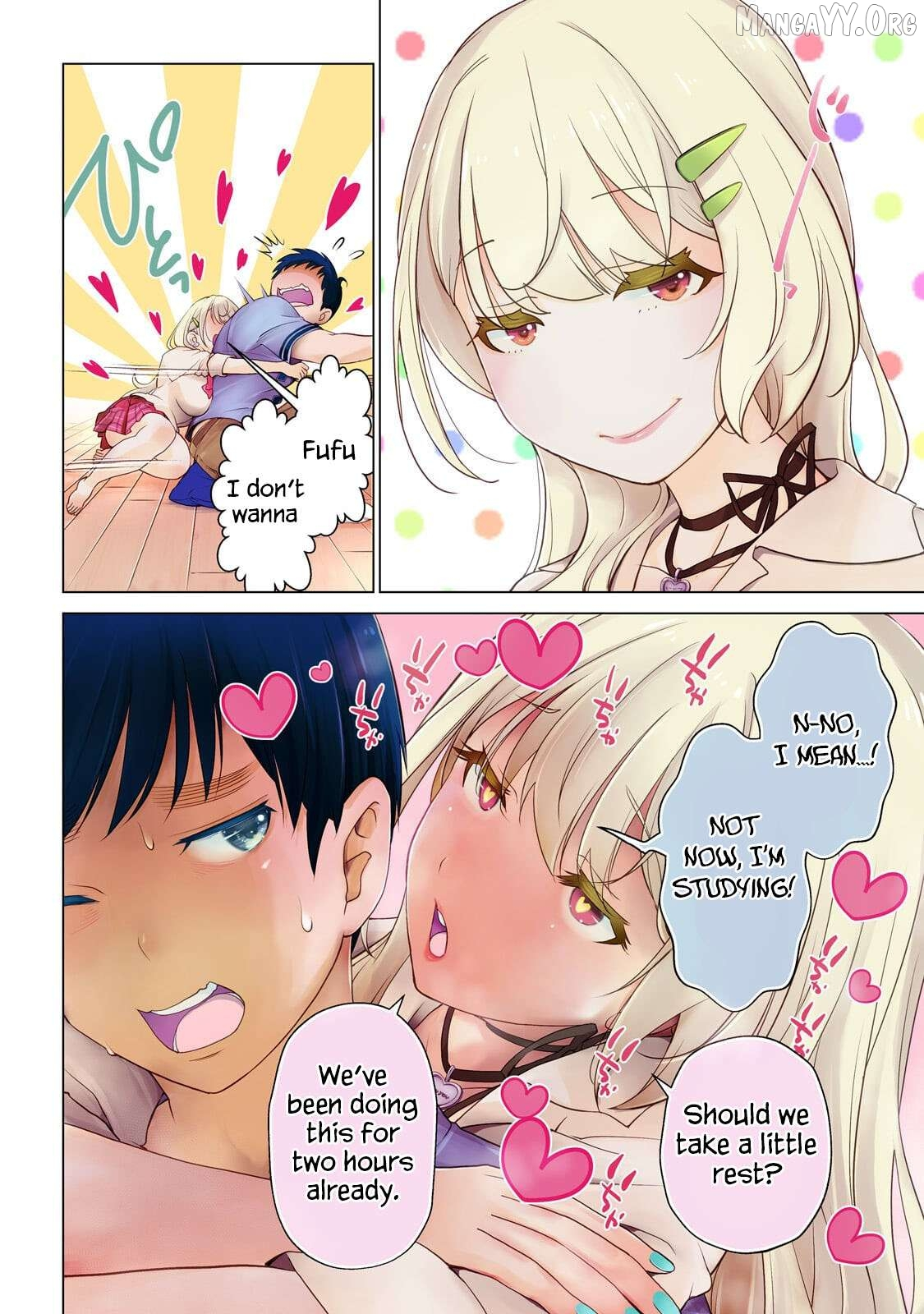 Otonari-san no gyaru ga boku o hore sasetakute zenryoku sugiru Chapter 1 page 3