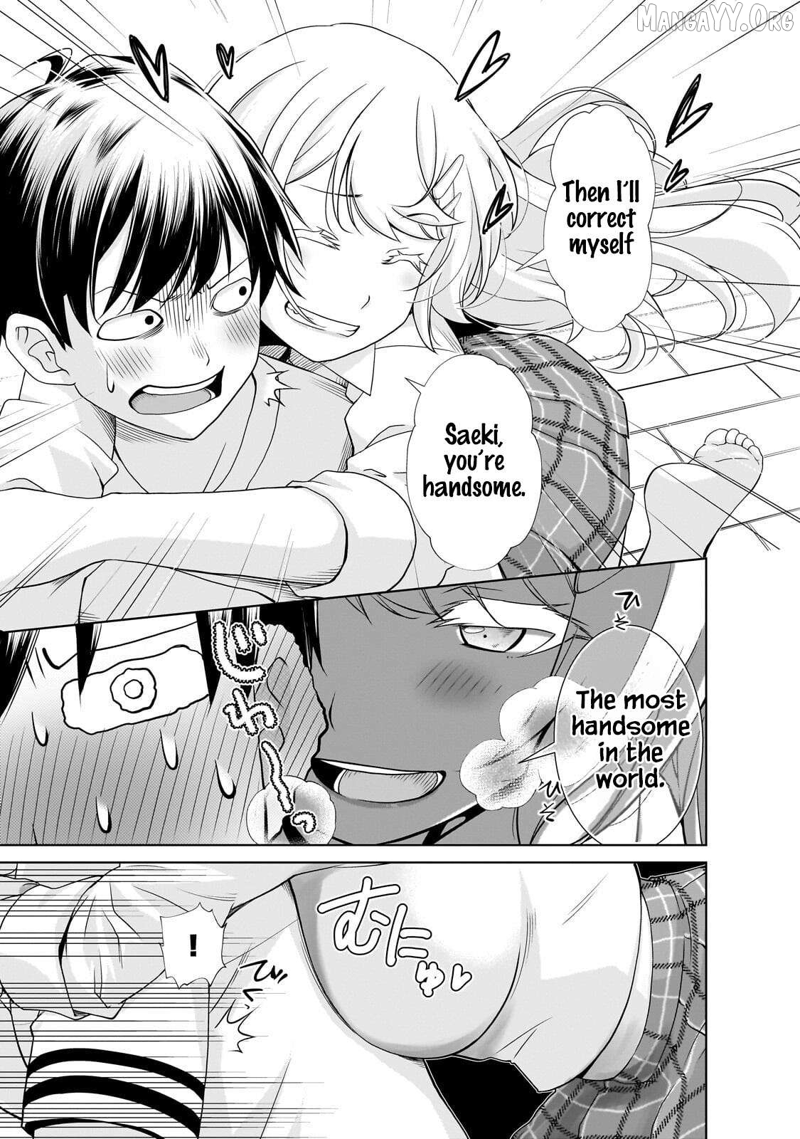 Otonari-san no gyaru ga boku o hore sasetakute zenryoku sugiru Chapter 1 page 10