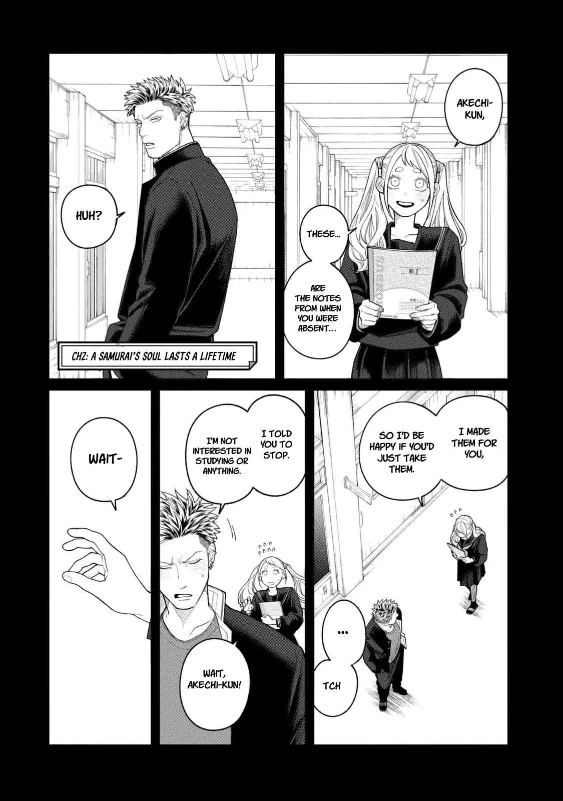 Oda-chan to Akechi-kun Chapter 2 page 1