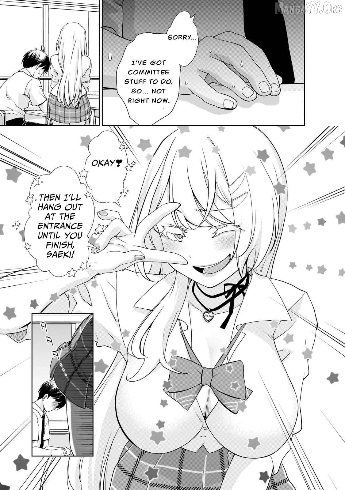 Otonari-san no gyaru ga boku o hore sasetakute zenryoku sugiru Chapter 3 page 13