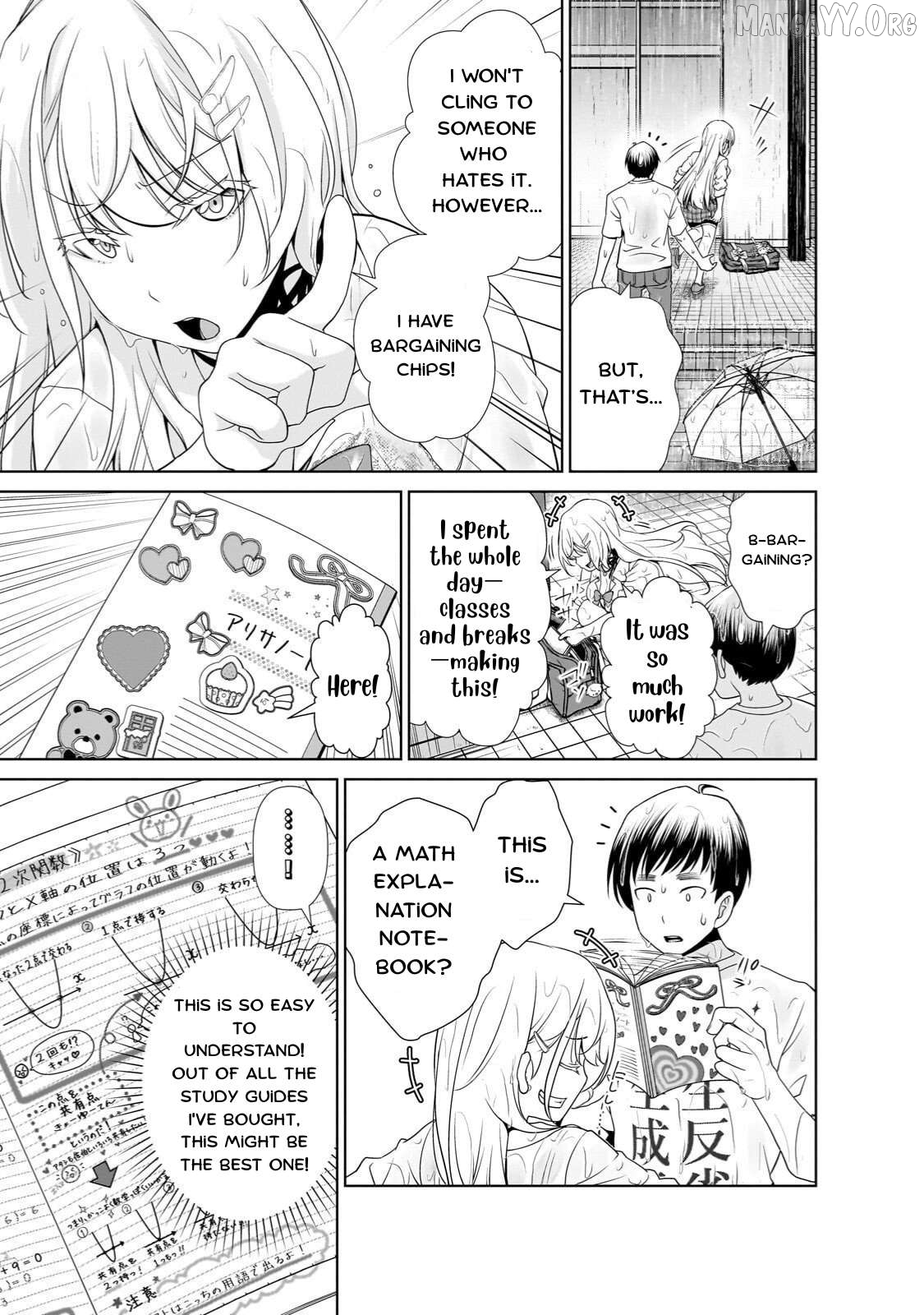 Otonari-san no gyaru ga boku o hore sasetakute zenryoku sugiru Chapter 4 page 8