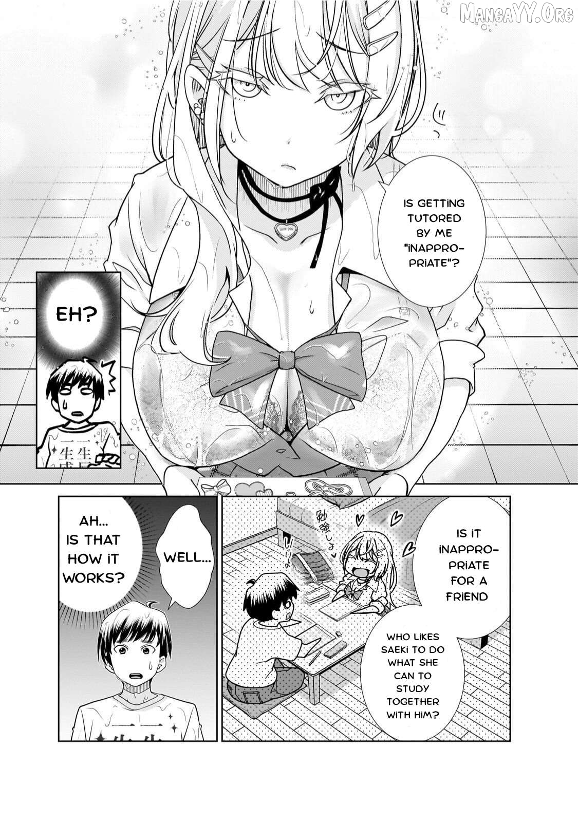 Otonari-san no gyaru ga boku o hore sasetakute zenryoku sugiru Chapter 4 page 10