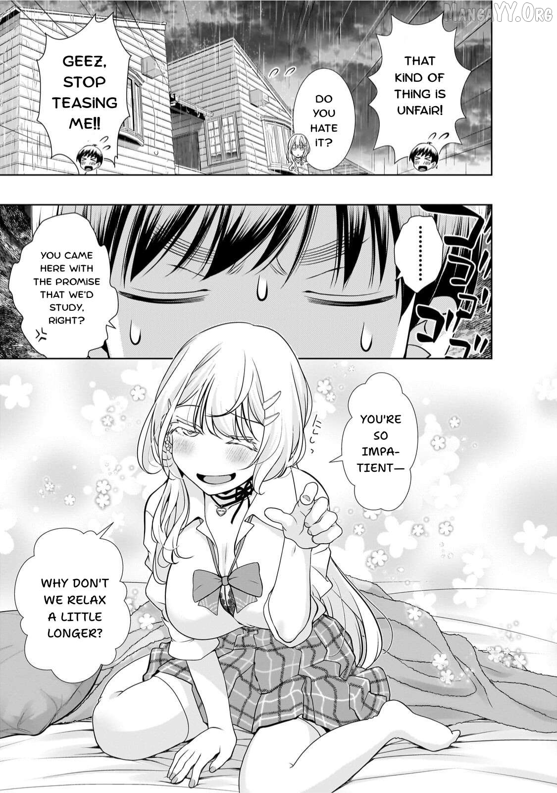 Otonari-san no gyaru ga boku o hore sasetakute zenryoku sugiru Chapter 5 page 9