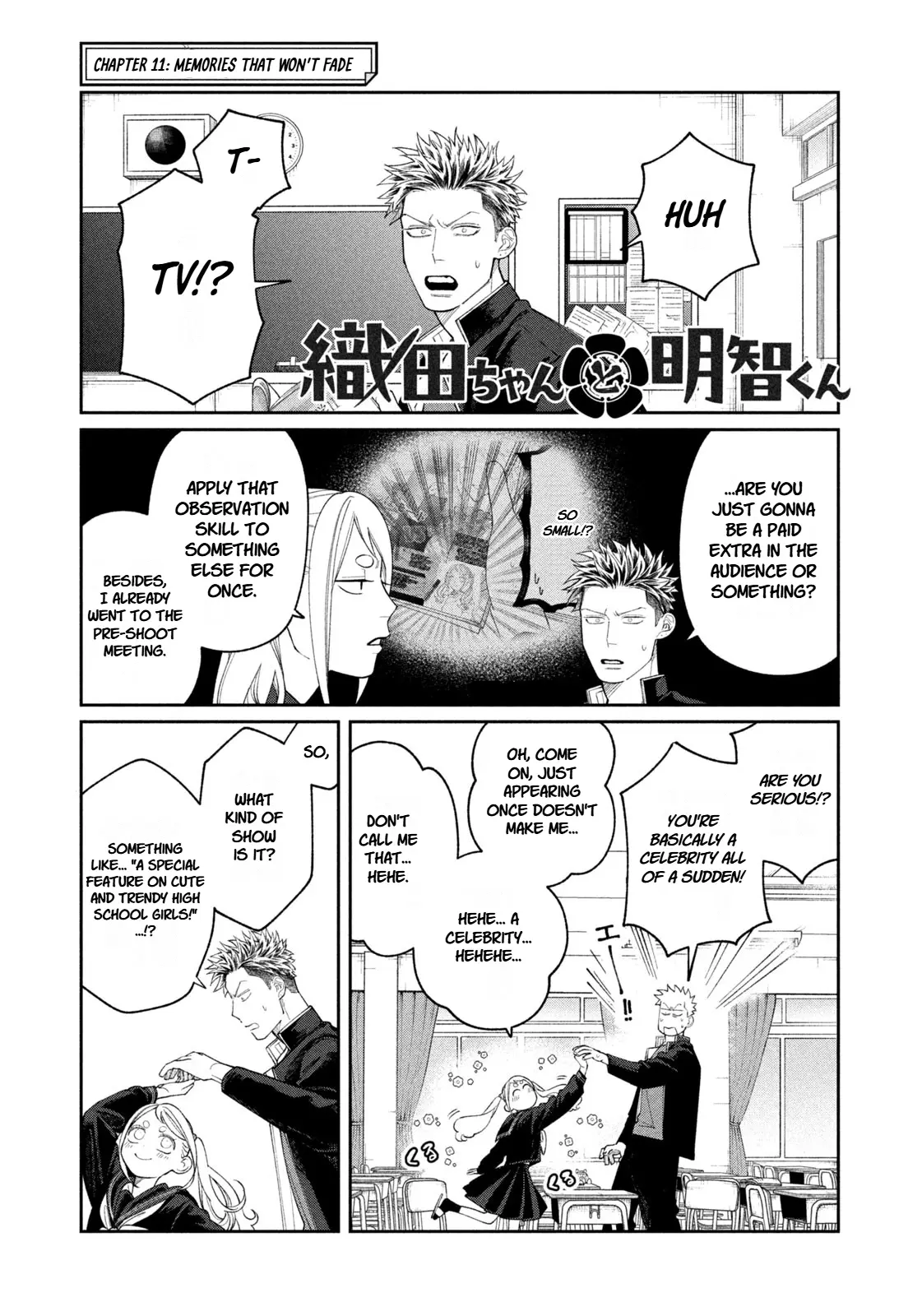 Oda-chan to Akechi-kun Chapter 11 page 1
