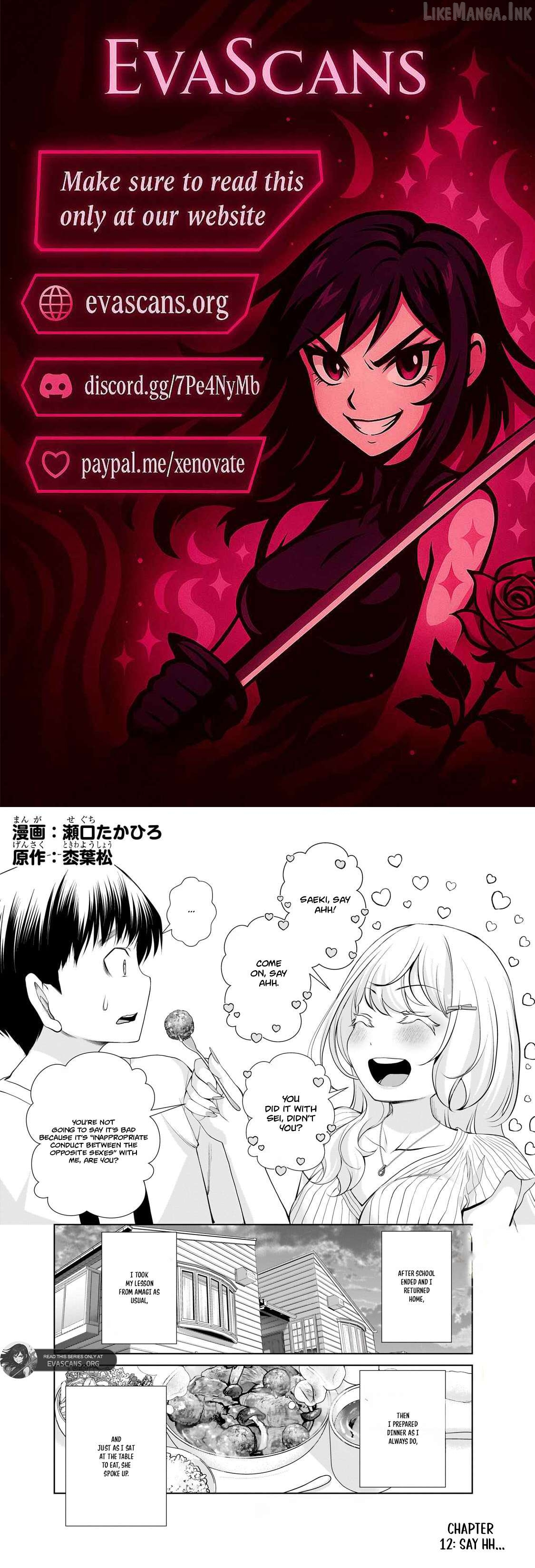 Otonari-san no gyaru ga boku o hore sasetakute zenryoku sugiru Chapter 12.1 page 1