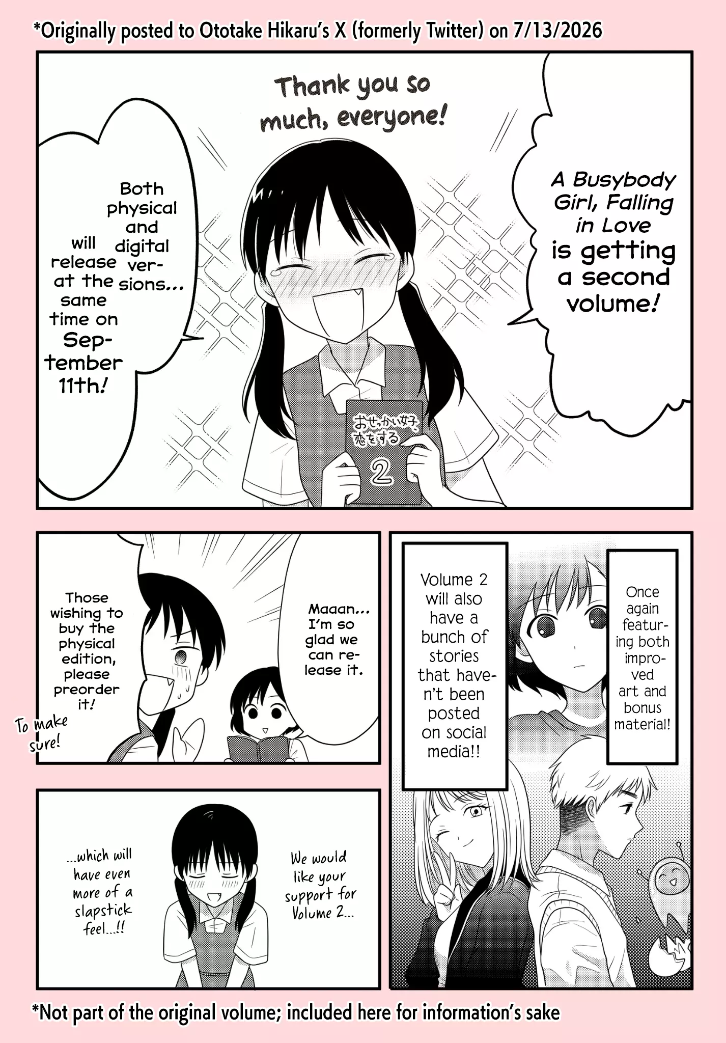 Osekkai Joshi, Koi o Suru Chapter 29 page 9