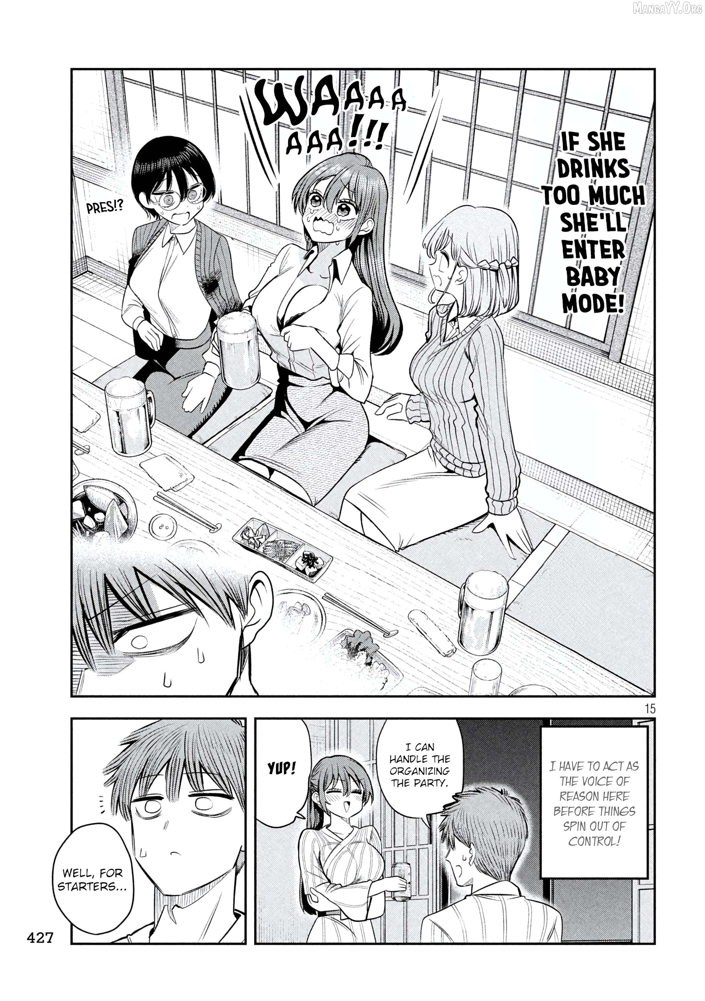 Sachou to Sake to Hoshi Chapter 33 page 15