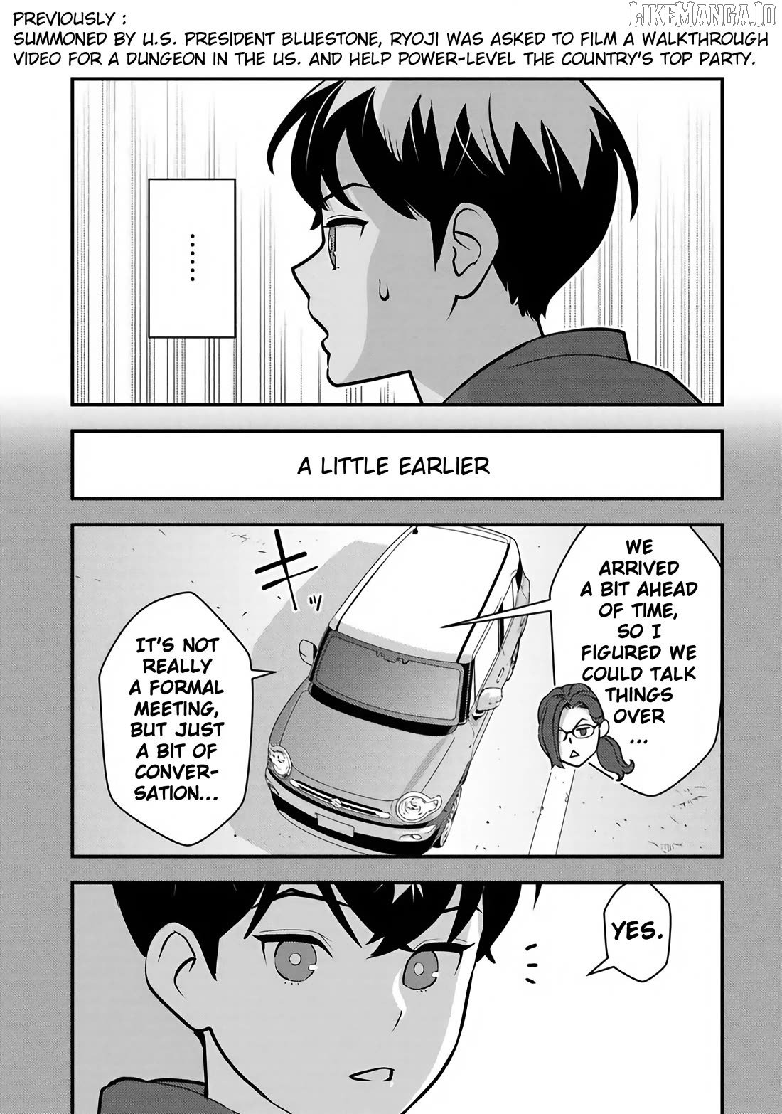 The hero returns from another world, becomes an influencer, and earns money in the real world, where dungeons have appeared! Chapter 27 page 4