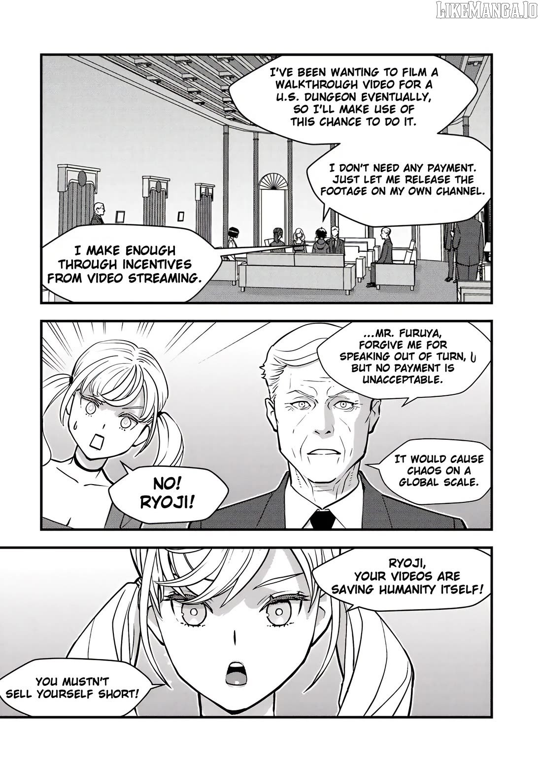 The hero returns from another world, becomes an influencer, and earns money in the real world, where dungeons have appeared! Chapter 27 page 11