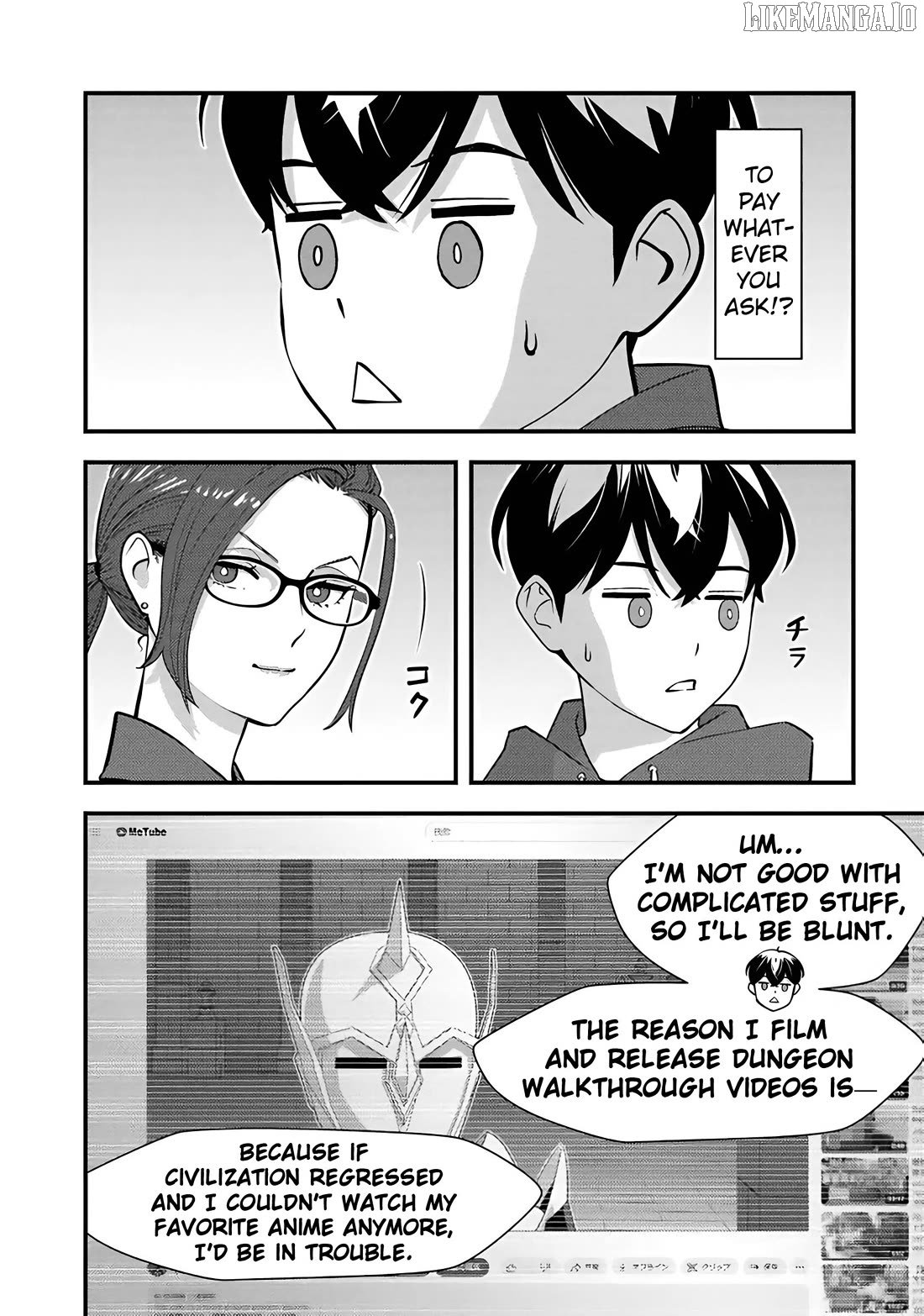 The hero returns from another world, becomes an influencer, and earns money in the real world, where dungeons have appeared! Chapter 27 page 10