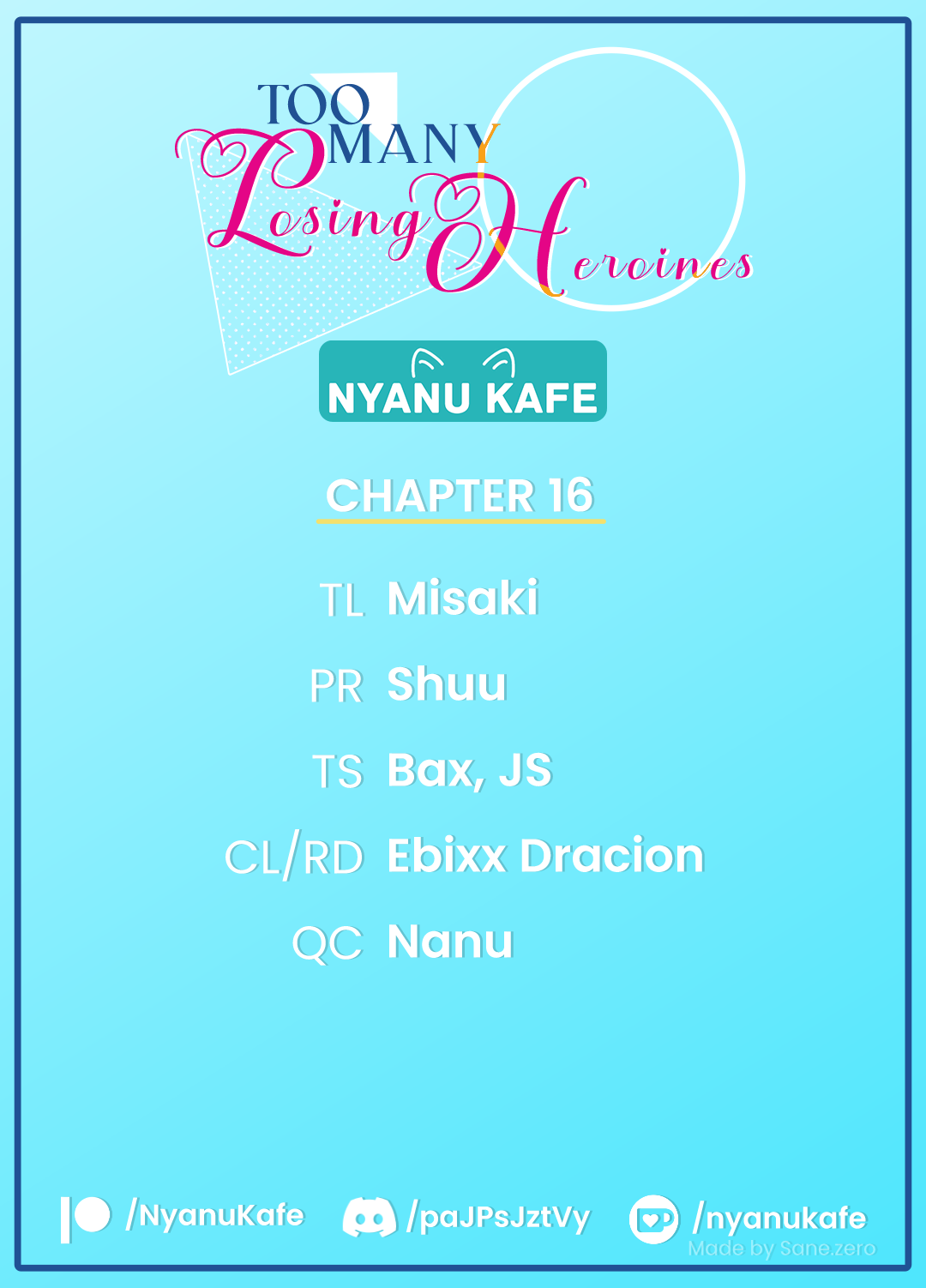 Too Many Losing Heroines! Chapter 16 page 1