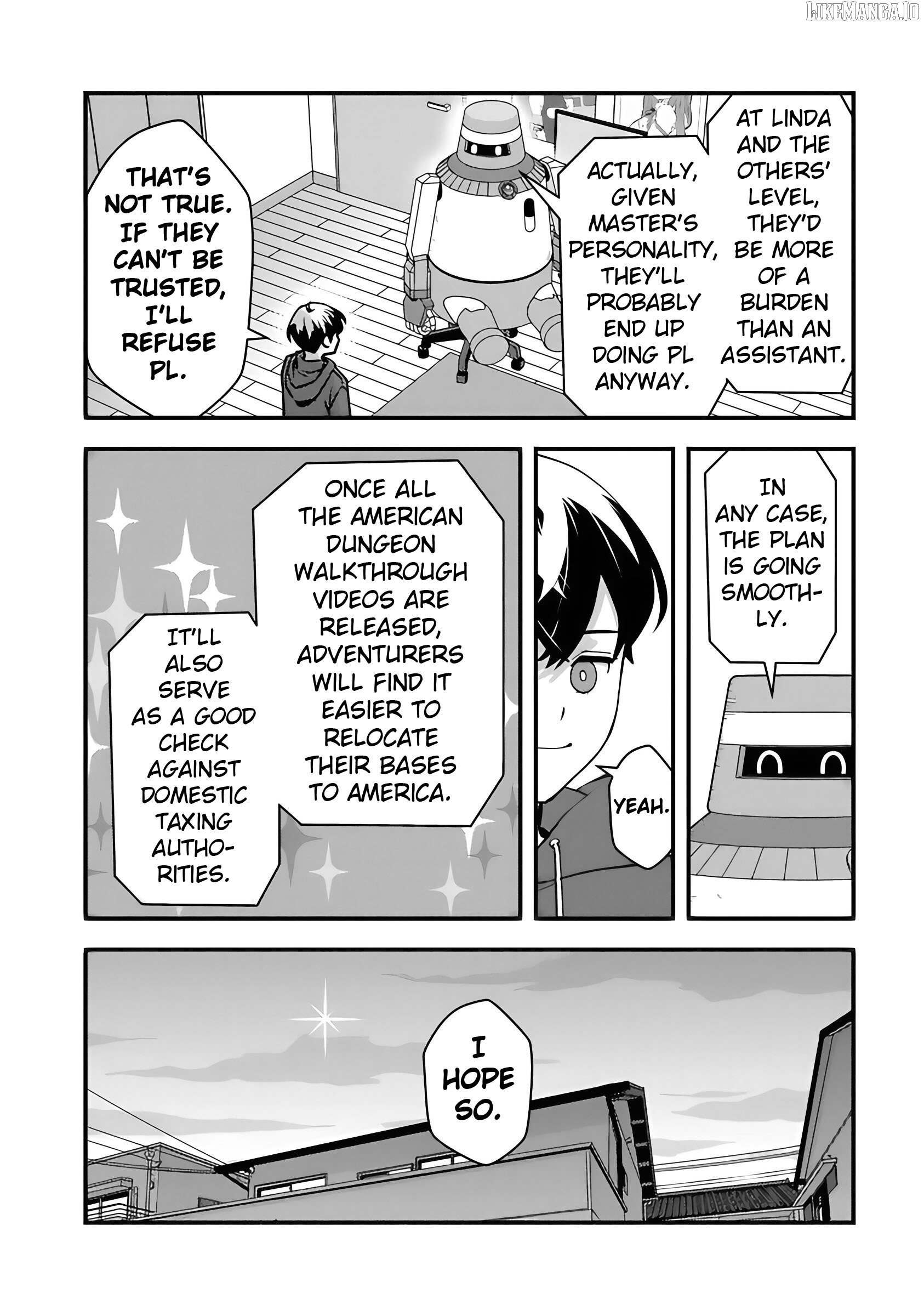The hero returns from another world, becomes an influencer, and earns money in the real world, where dungeons have appeared! Chapter 28 page 14