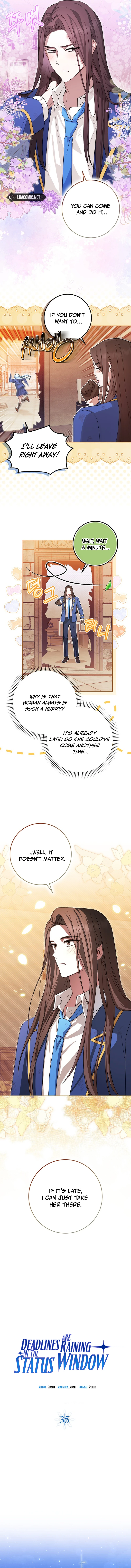 Deadlines are Raining in the Status Window Chapter 35 page 8