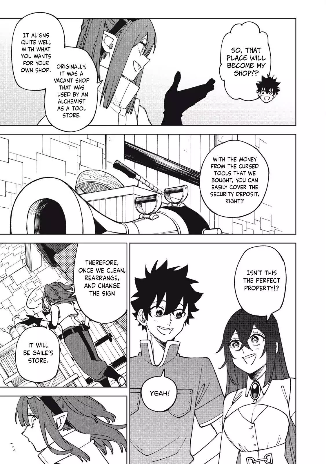 My S-Rank Party Fired Me for Being a Cursificer ~ I Can Only Make “Cursed Items”, but They're Artifact Class! Chapter 22.1 page 5