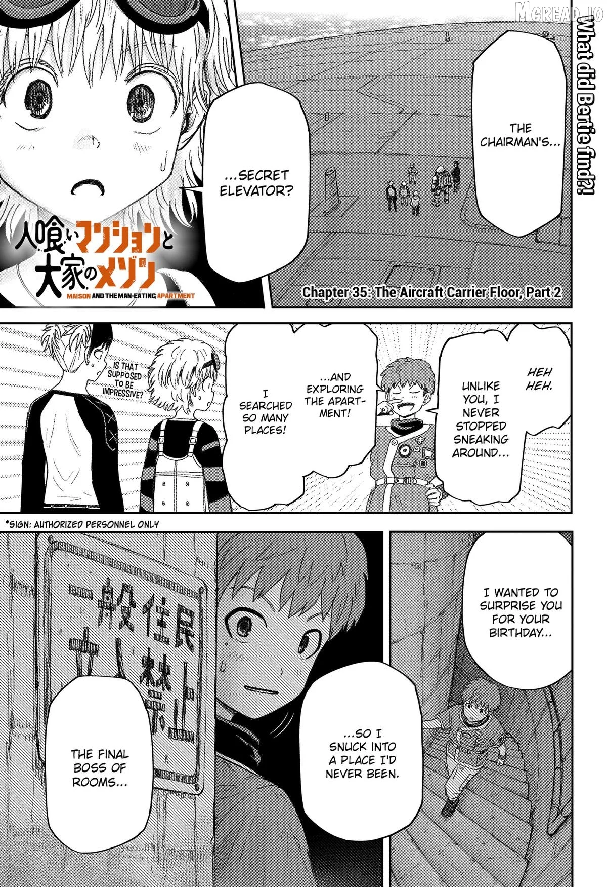 Maison and the Man-Eating Apartment Chapter 35 page 1