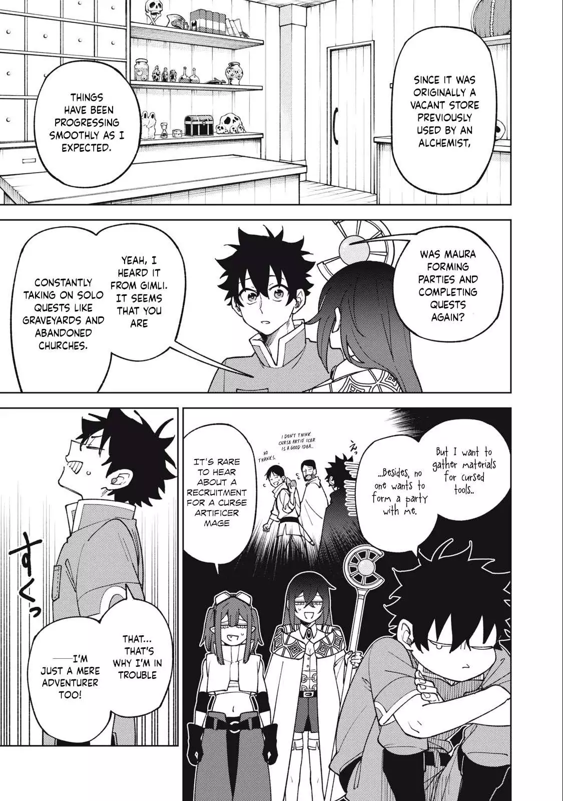 My S-Rank Party Fired Me for Being a Cursificer ~ I Can Only Make “Cursed Items”, but They're Artifact Class! Chapter 22.2 page 10