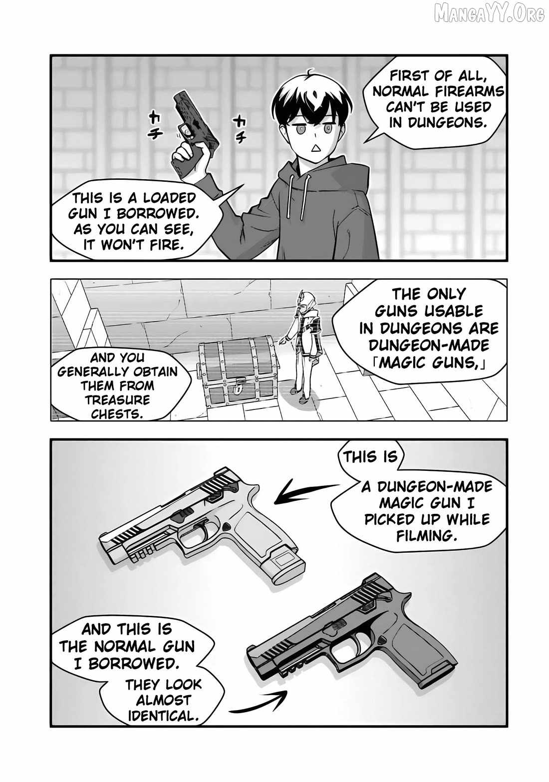 The hero returns from another world, becomes an influencer, and earns money in the real world, where dungeons have appeared! Chapter 30 page 6