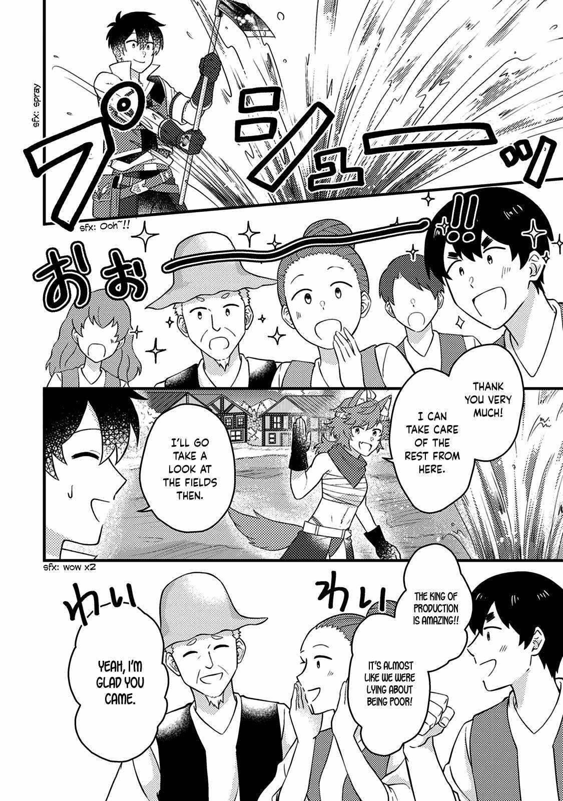 Revolution in production with the blessings of the gods - While living a leisurely, slow life in a corner of another world, somehow a diverse group of people gathered to form the strongest nation... Chapter 13.3 page 3