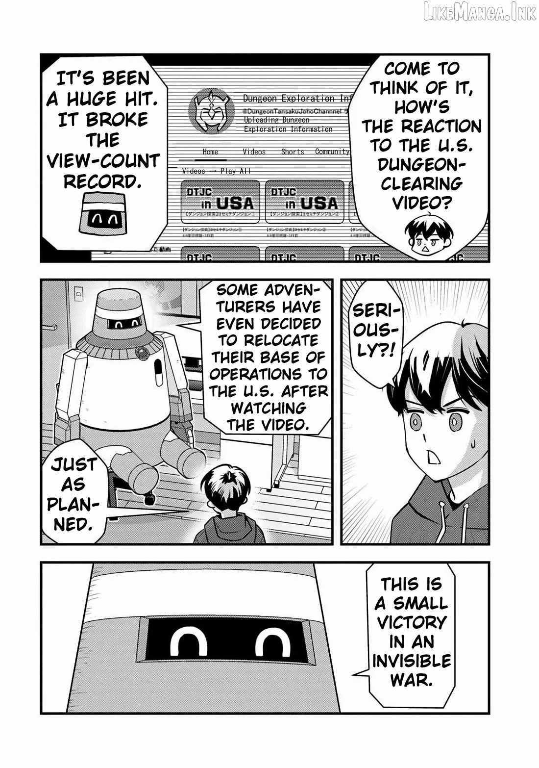The hero returns from another world, becomes an influencer, and earns money in the real world, where dungeons have appeared! Chapter 32 page 8
