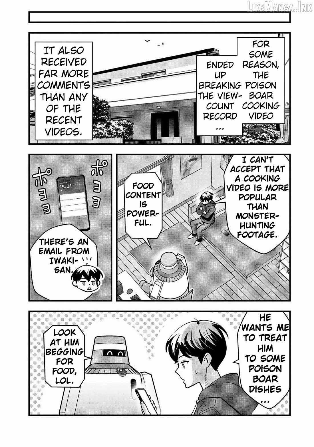 The hero returns from another world, becomes an influencer, and earns money in the real world, where dungeons have appeared! Chapter 32 page 25