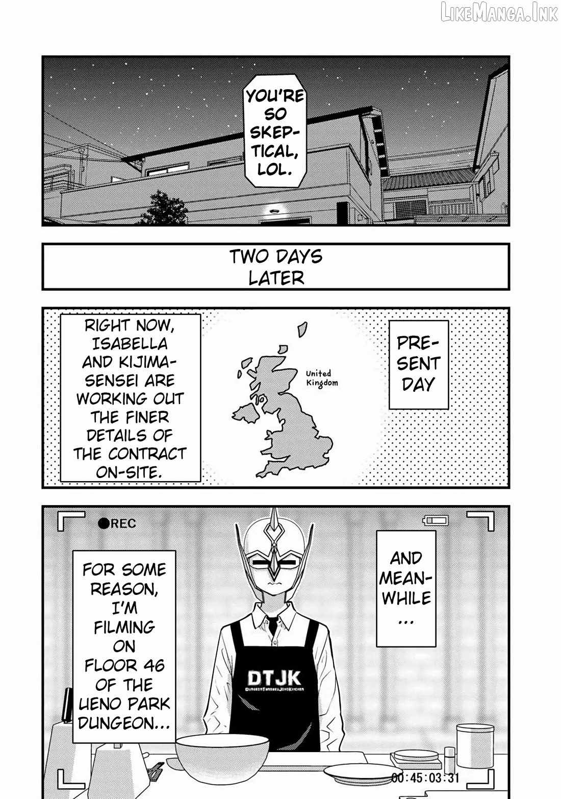 The hero returns from another world, becomes an influencer, and earns money in the real world, where dungeons have appeared! Chapter 32 page 18