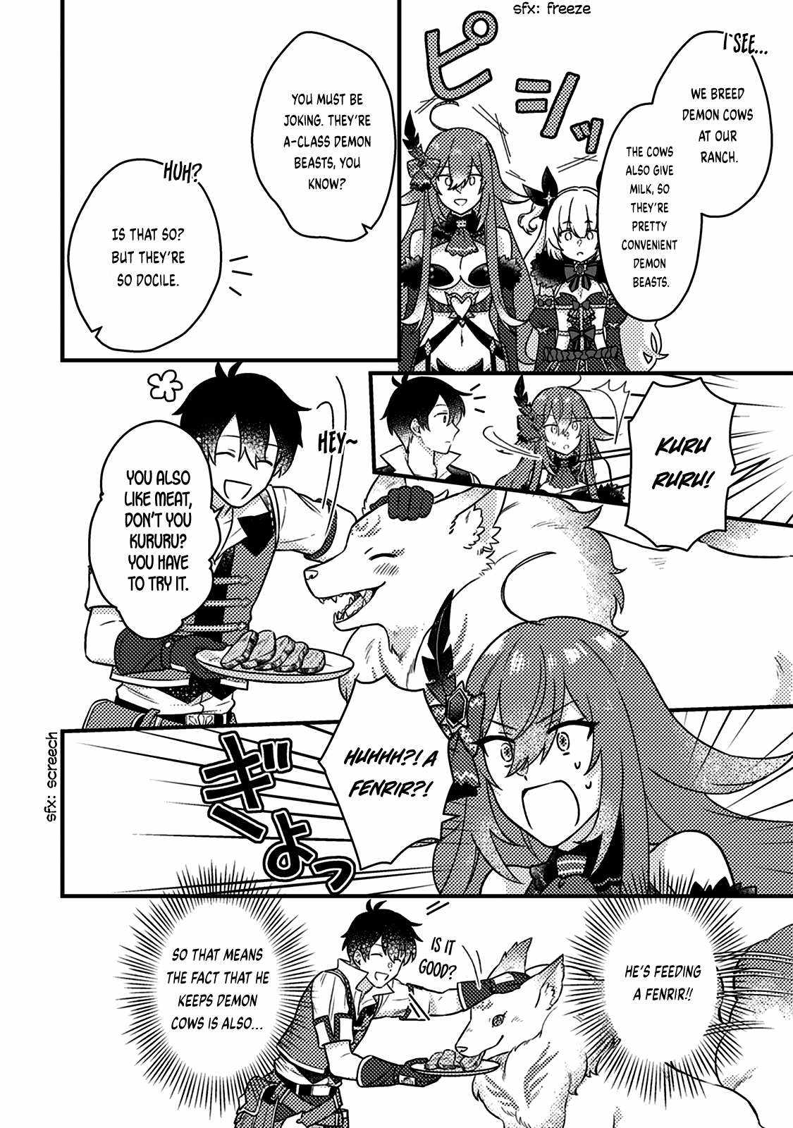 Revolution in production with the blessings of the gods - While living a leisurely, slow life in a corner of another world, somehow a diverse group of people gathered to form the strongest nation... Chapter 14.2 page 8