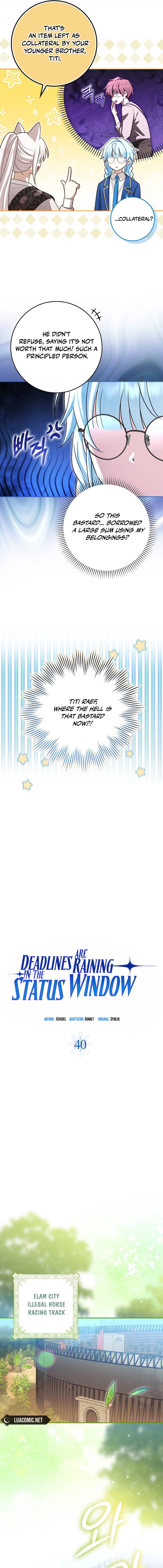 Deadlines are Raining in the Status Window Chapter 40 page 7