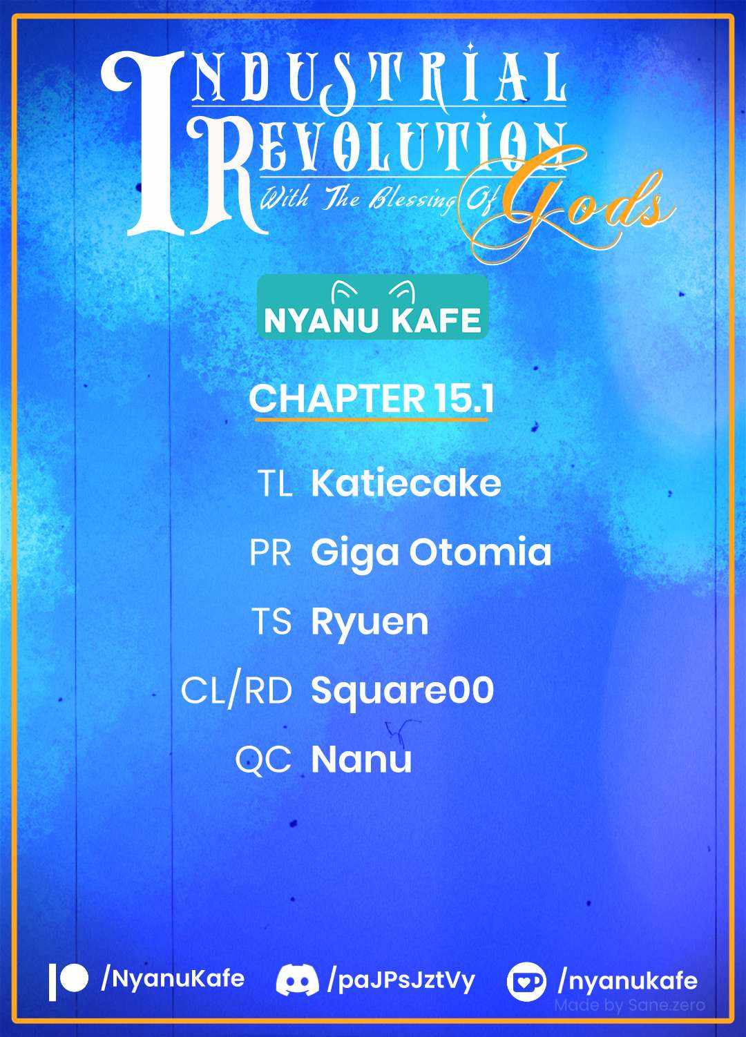 Revolution in production with the blessings of the gods - While living a leisurely, slow life in a corner of another world, somehow a diverse group of people gathered to form the strongest nation... Chapter 15.1 page 1