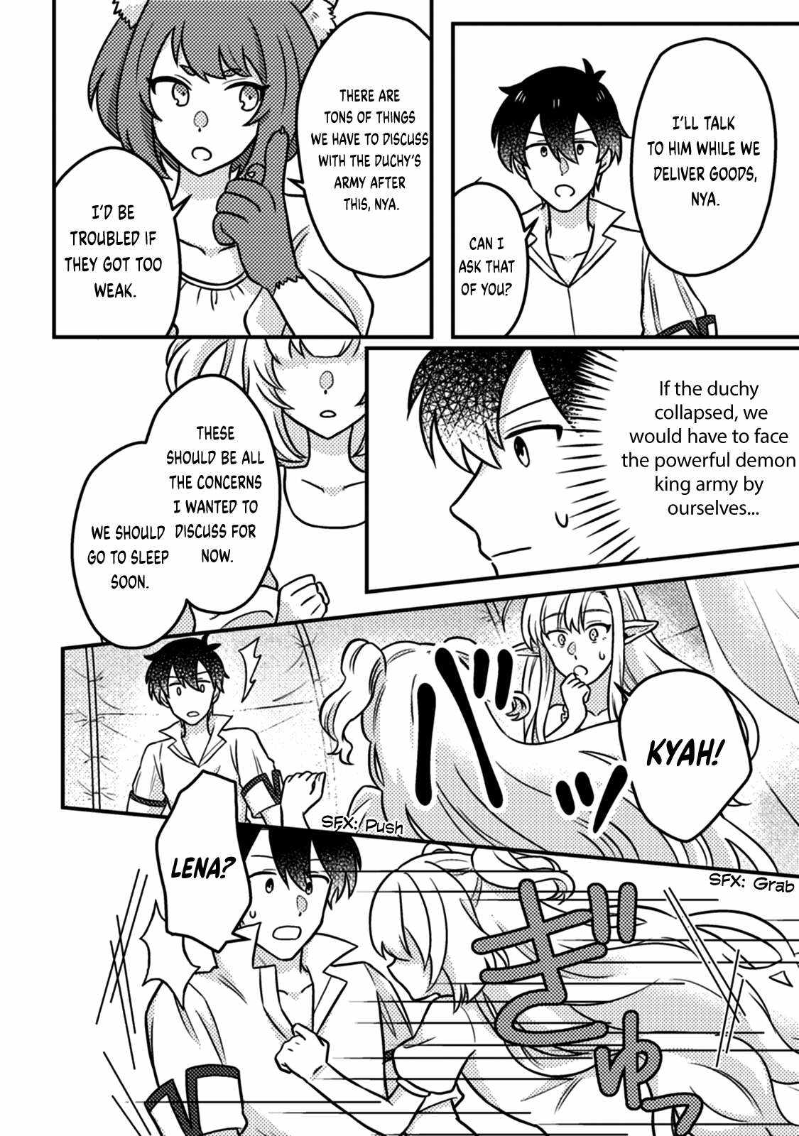 Revolution in production with the blessings of the gods - While living a leisurely, slow life in a corner of another world, somehow a diverse group of people gathered to form the strongest nation... Chapter 15.2 page 9