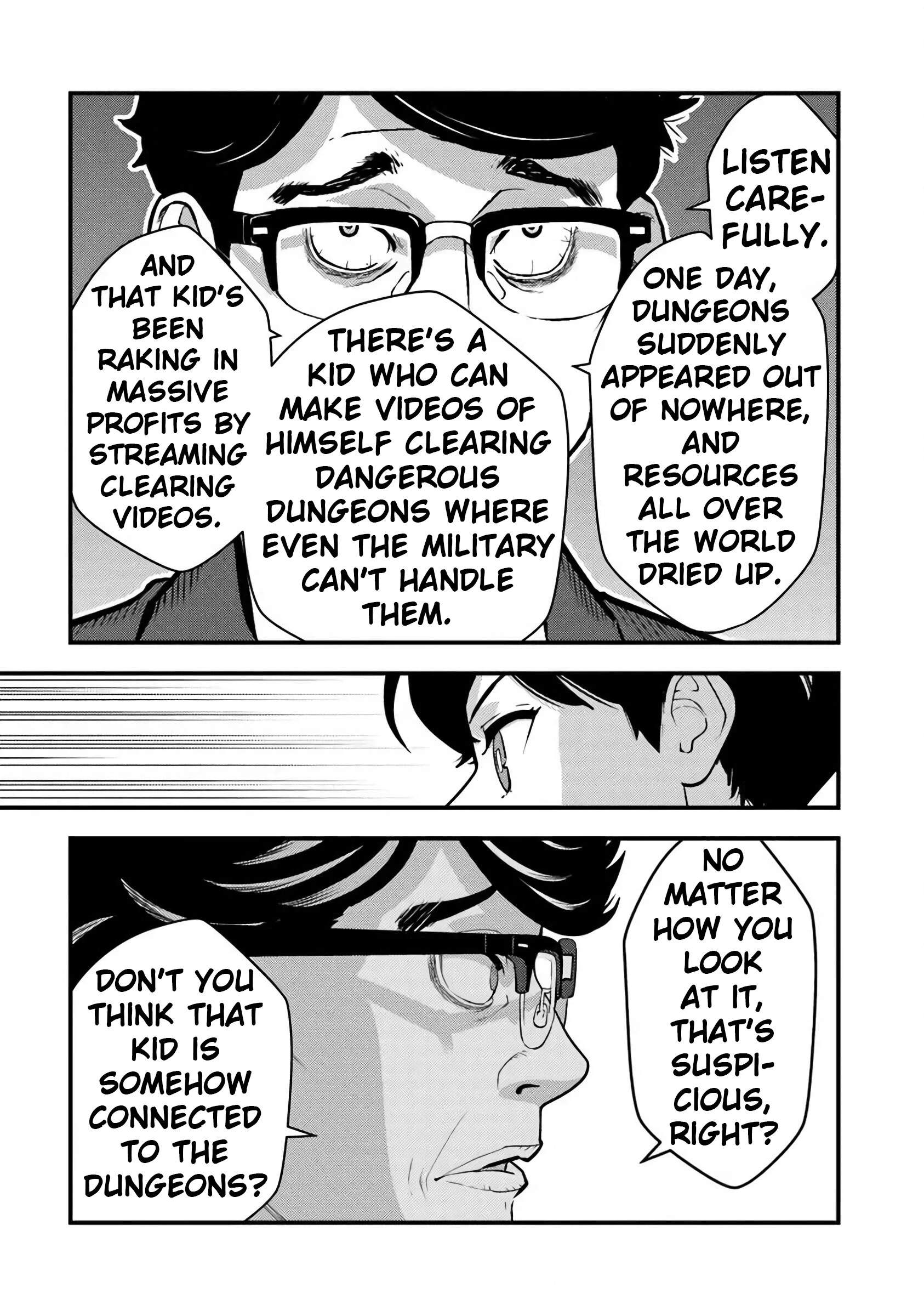 The hero returns from another world, becomes an influencer, and earns money in the real world, where dungeons have appeared! Chapter 35 page 10