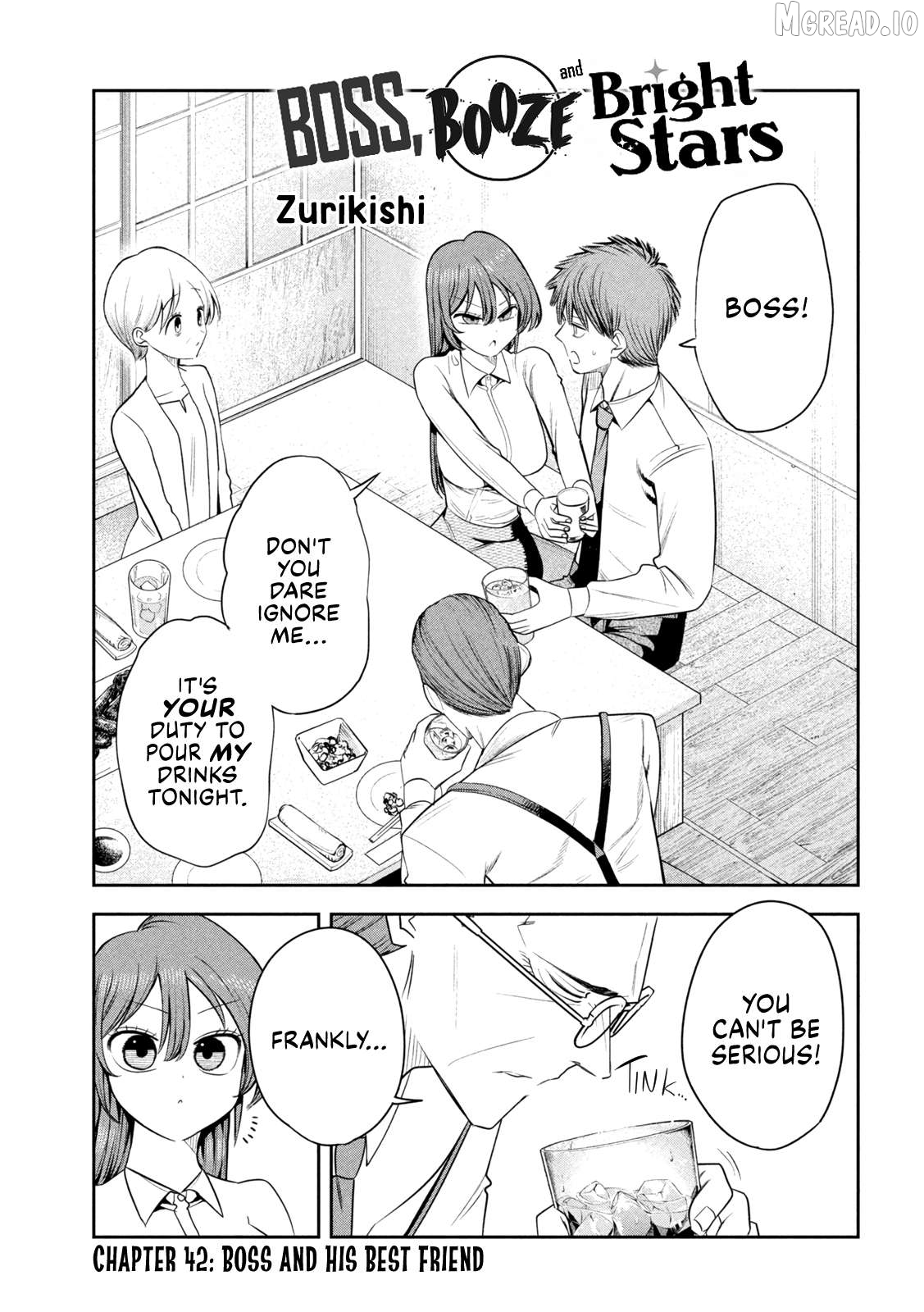 Sachou to Sake to Hoshi Chapter 42 page 1