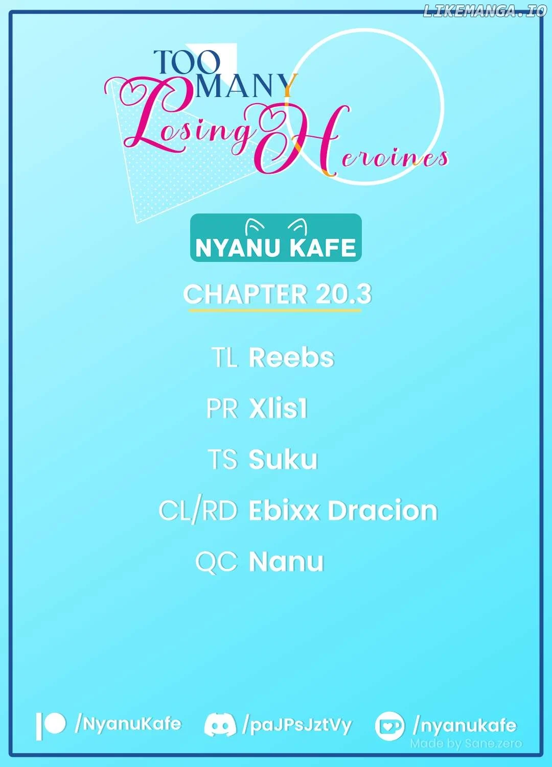 Too Many Losing Heroines! Chapter 20.3 page 1
