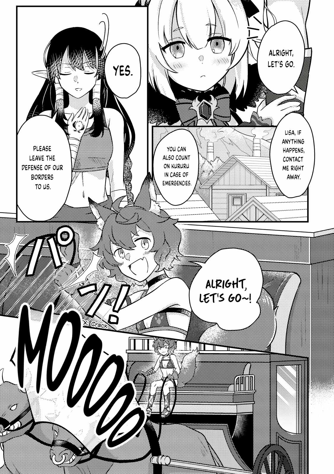 Revolution in production with the blessings of the gods - While living a leisurely, slow life in a corner of another world, somehow a diverse group of people gathered to form the strongest nation... Chapter 16.1 page 4