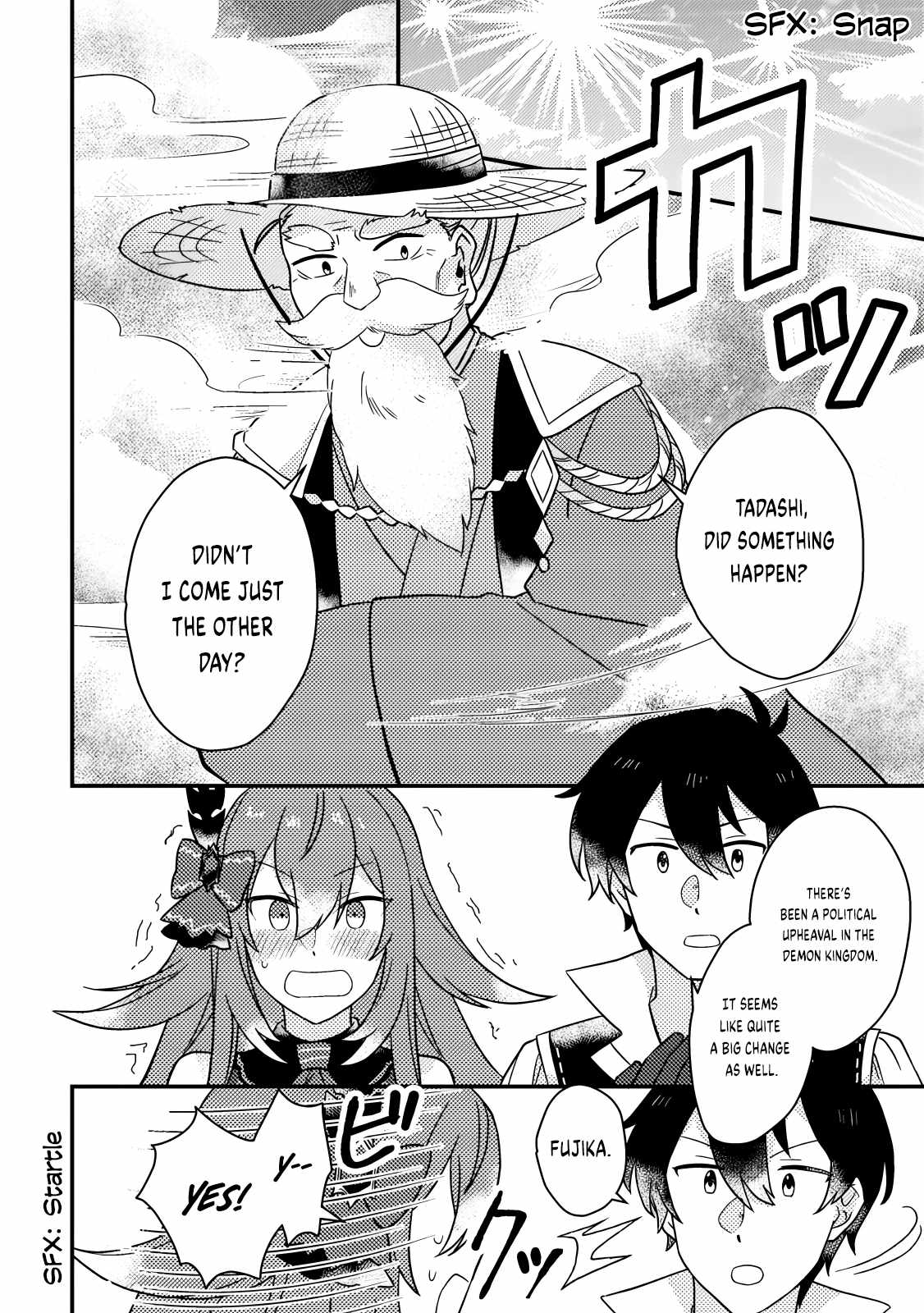 Revolution in production with the blessings of the gods - While living a leisurely, slow life in a corner of another world, somehow a diverse group of people gathered to form the strongest nation... Chapter 16.2 page 7