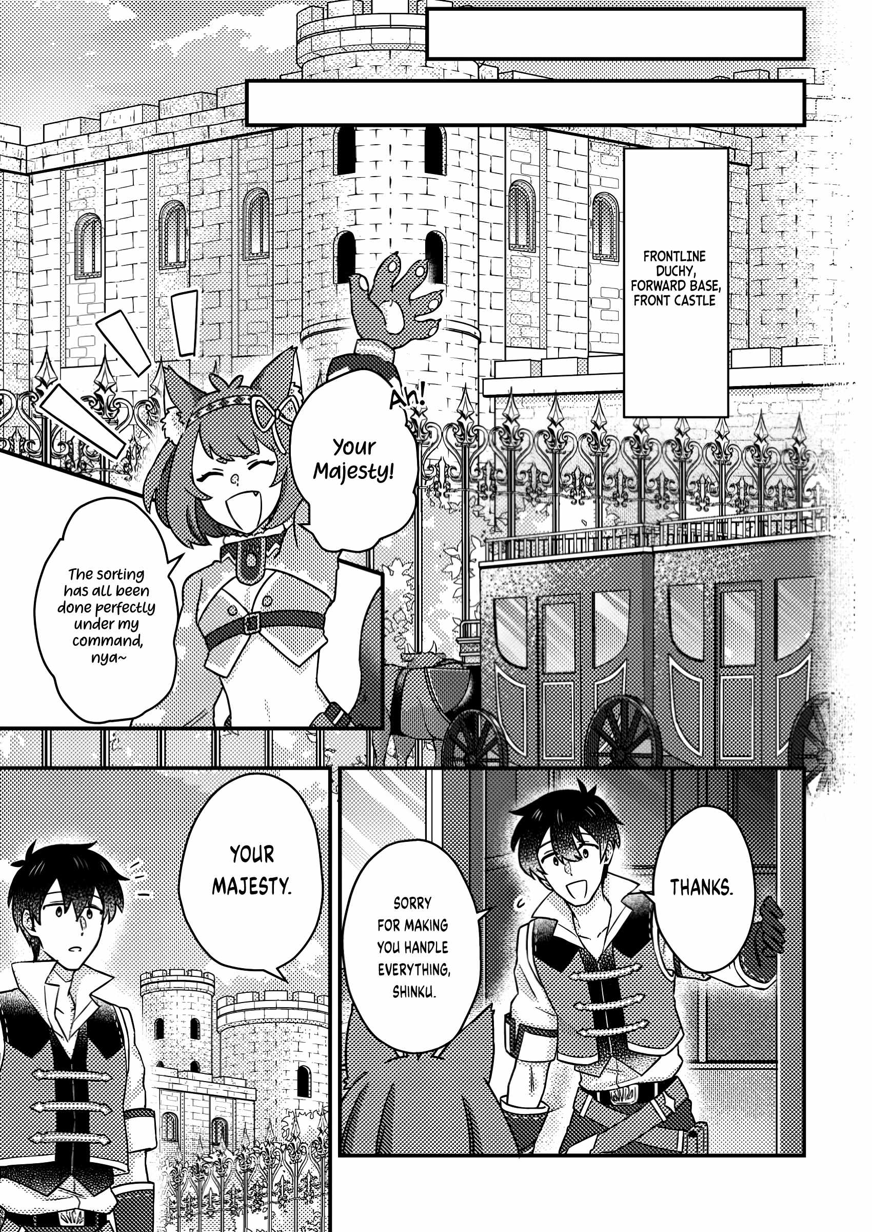 Revolution in production with the blessings of the gods - While living a leisurely, slow life in a corner of another world, somehow a diverse group of people gathered to form the strongest nation... Chapter 17.1 page 10