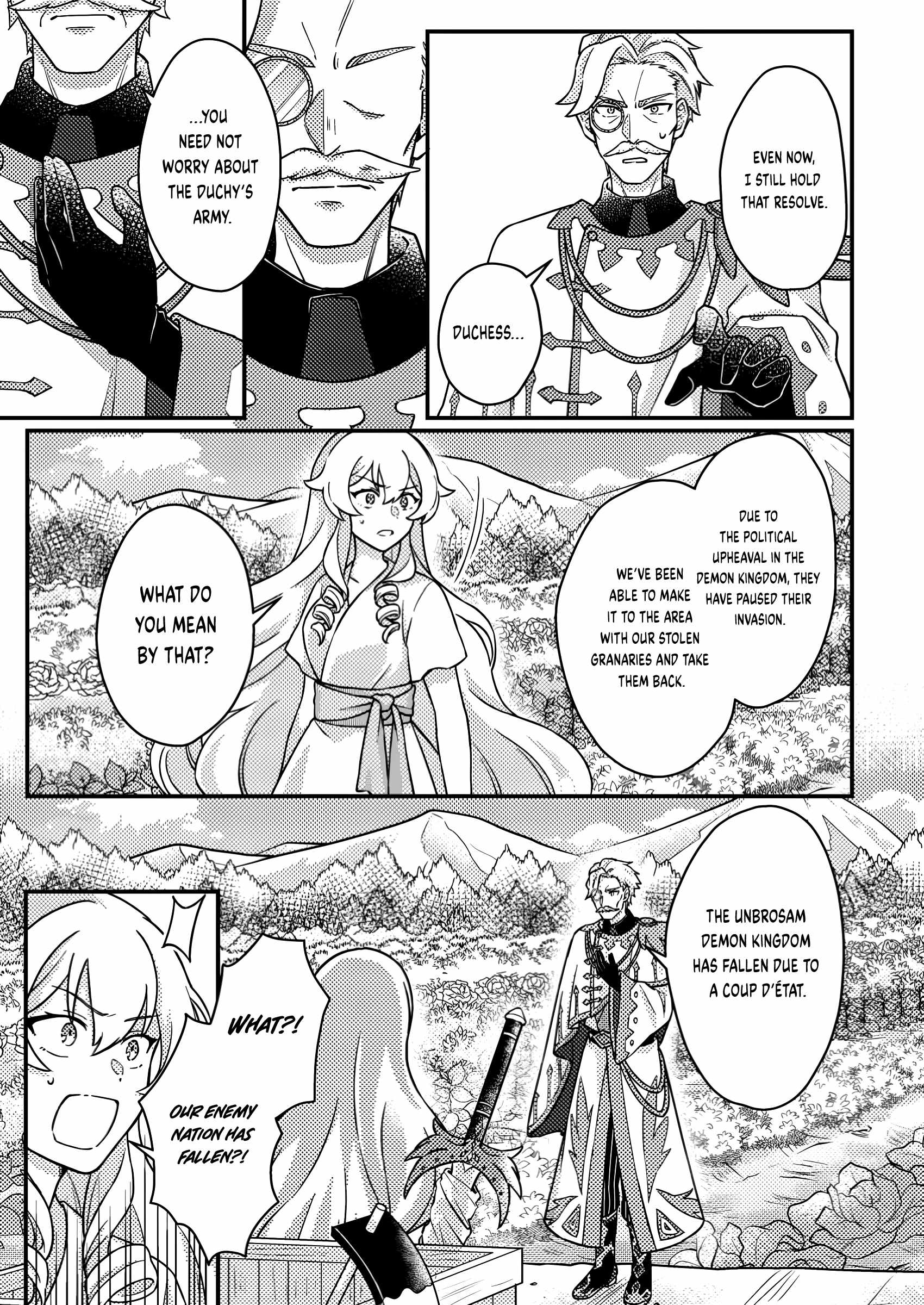 Revolution in production with the blessings of the gods - While living a leisurely, slow life in a corner of another world, somehow a diverse group of people gathered to form the strongest nation... Chapter 17.1 page 6