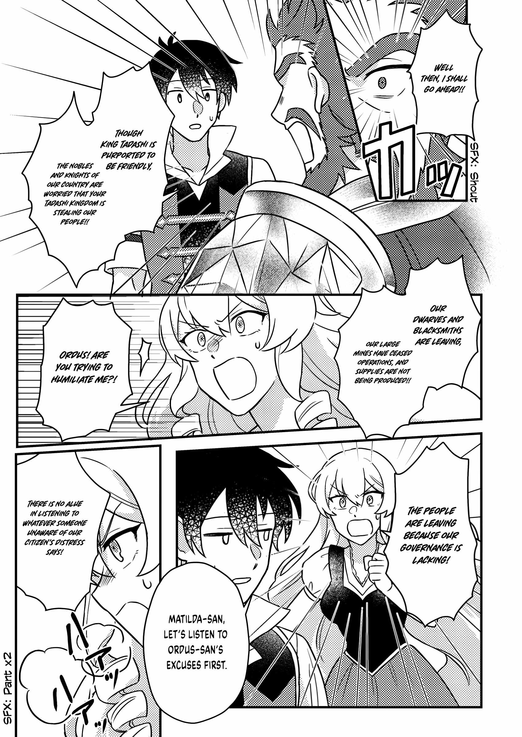 Revolution in production with the blessings of the gods - While living a leisurely, slow life in a corner of another world, somehow a diverse group of people gathered to form the strongest nation... Chapter 17.2 page 6