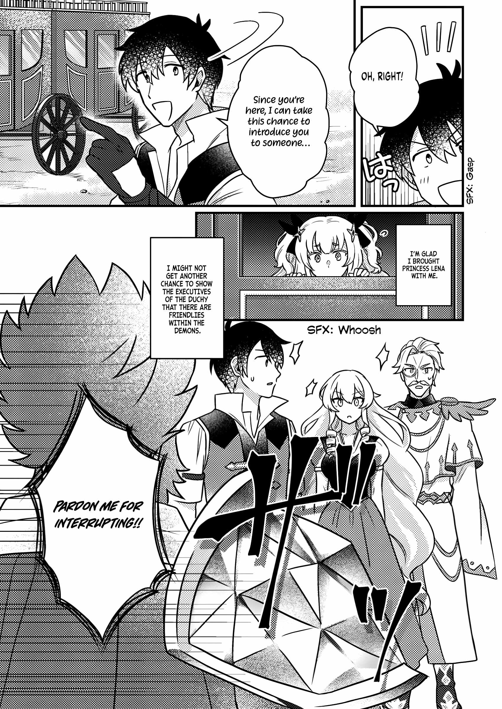 Revolution in production with the blessings of the gods - While living a leisurely, slow life in a corner of another world, somehow a diverse group of people gathered to form the strongest nation... Chapter 17.2 page 4