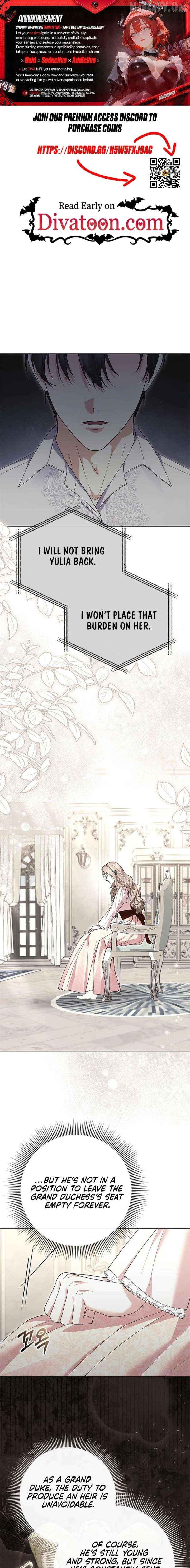 I will disappear for you, Your Grace the Grand Duke Chapter 49 page 1