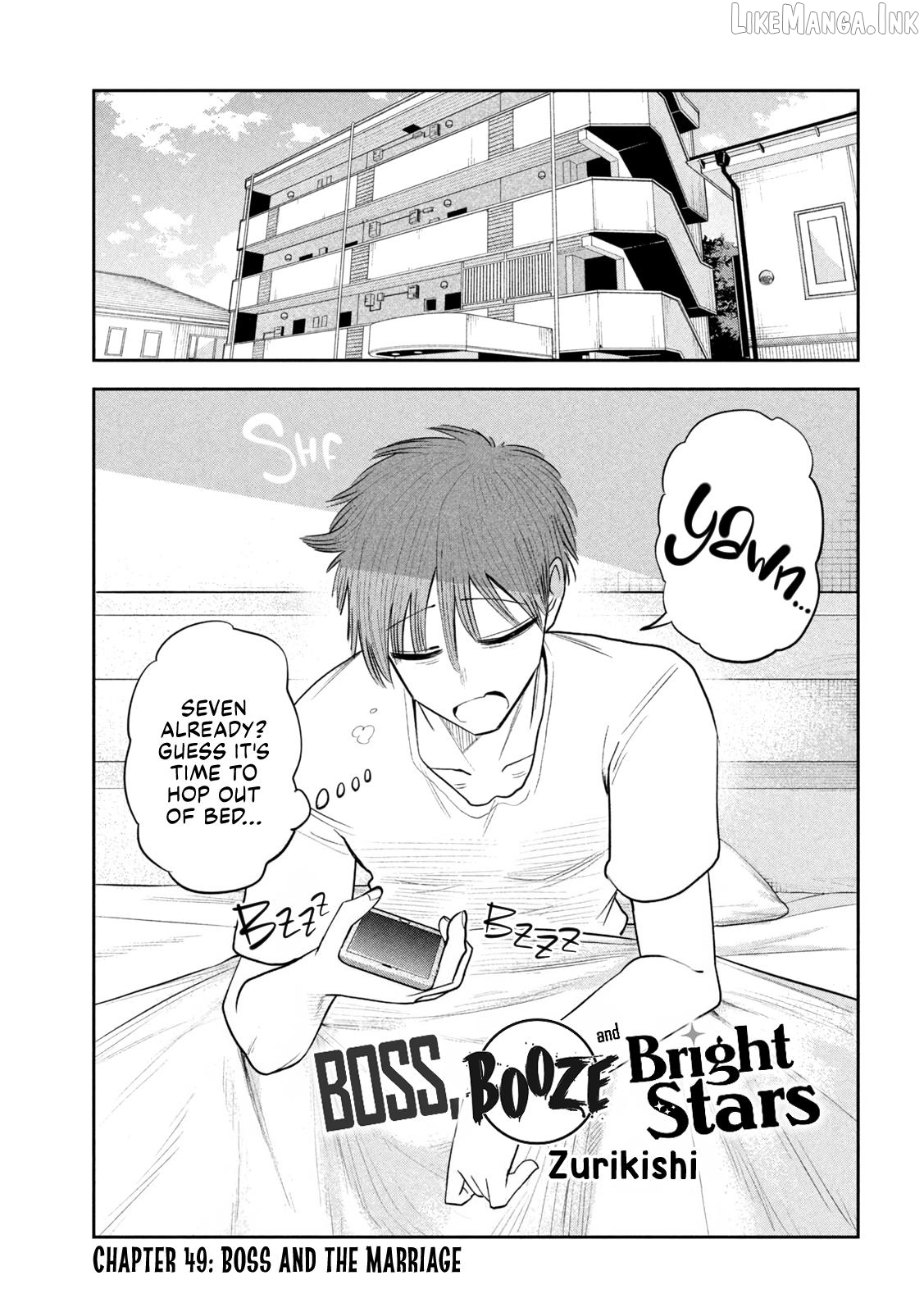 Sachou to Sake to Hoshi Chapter 49 page 1
