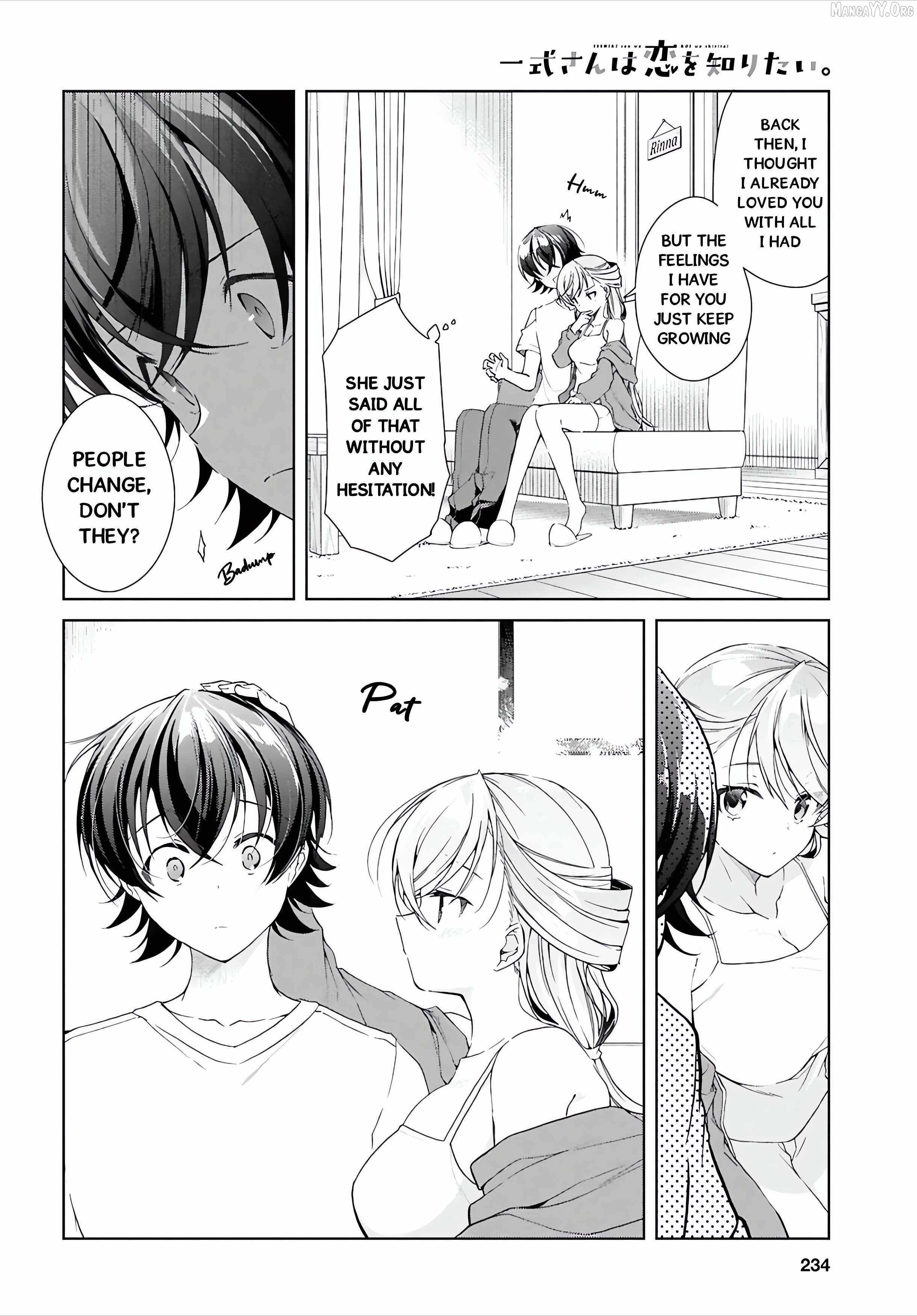 Isshiki-san wa Koi wo shiritai Chapter 49 page 15