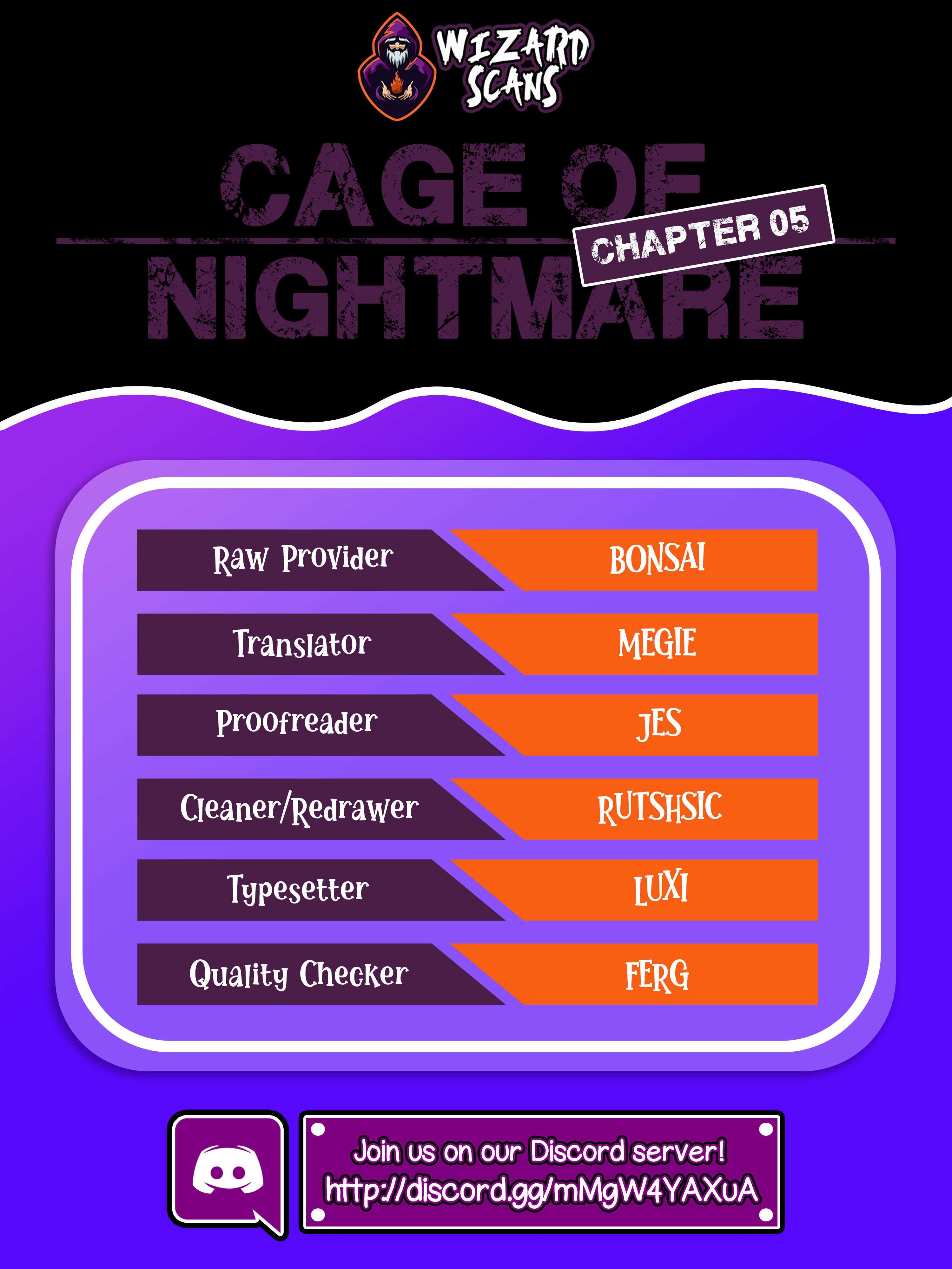 Cage of Nightmare Chapter 5 page 1