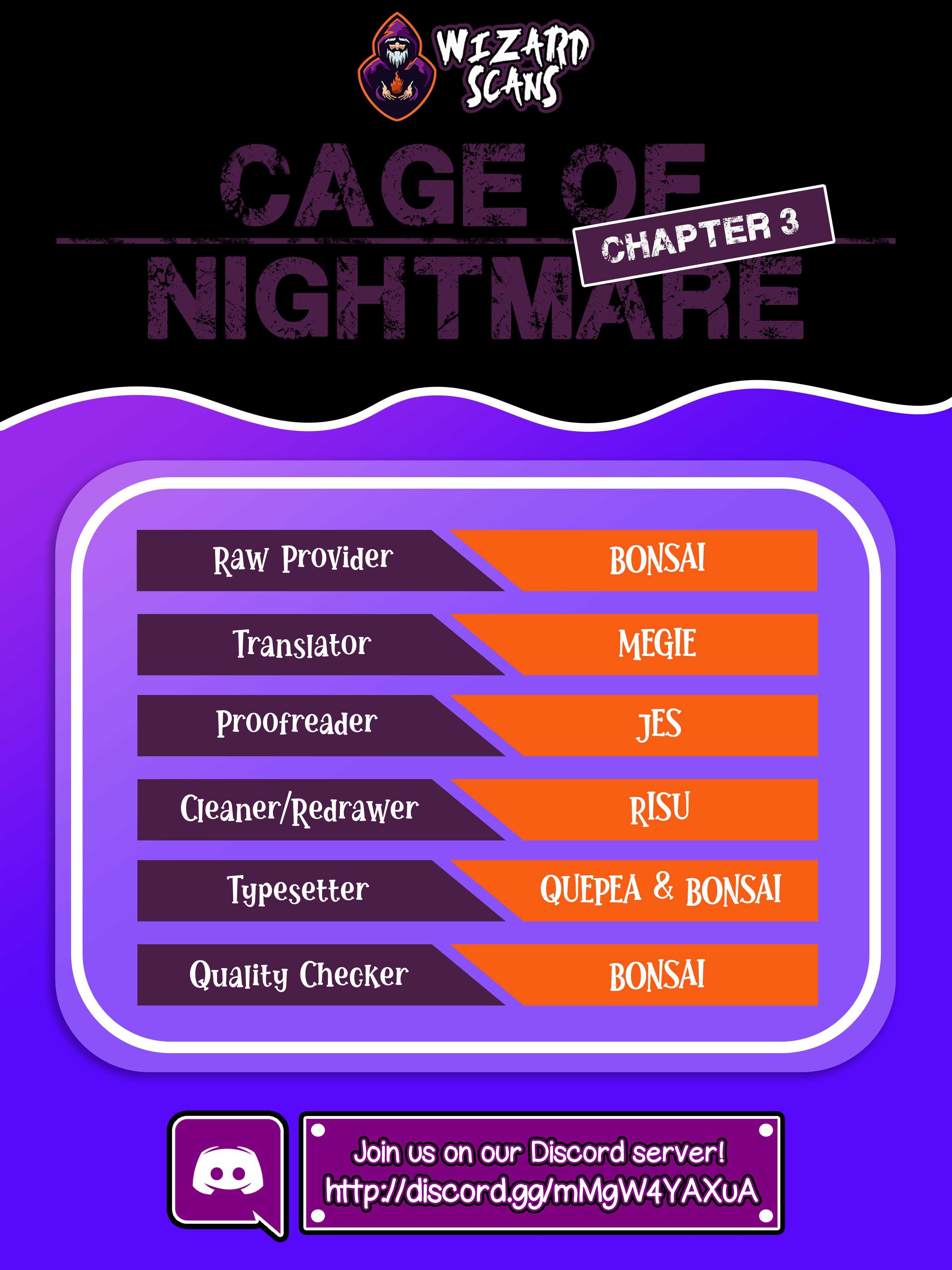 Cage of Nightmare Chapter 3 page 1
