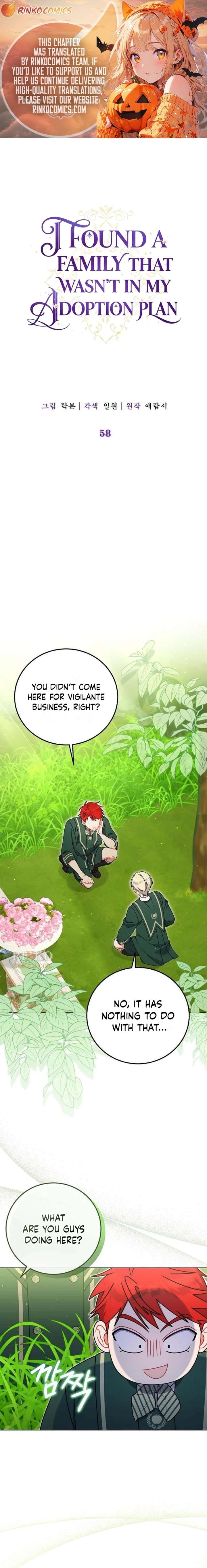 I Found A Family That Wasn’t In My Adoption Plan Chapter 58 page 1