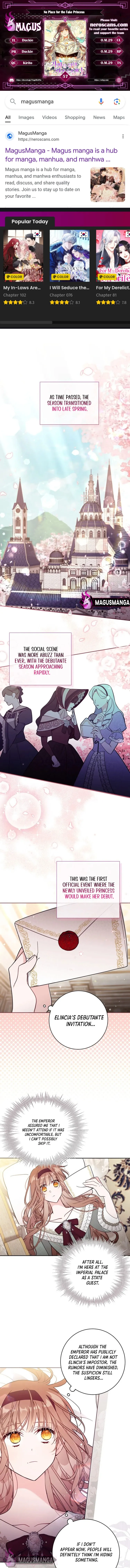 Philomel the Fake Chapter 57 page 1