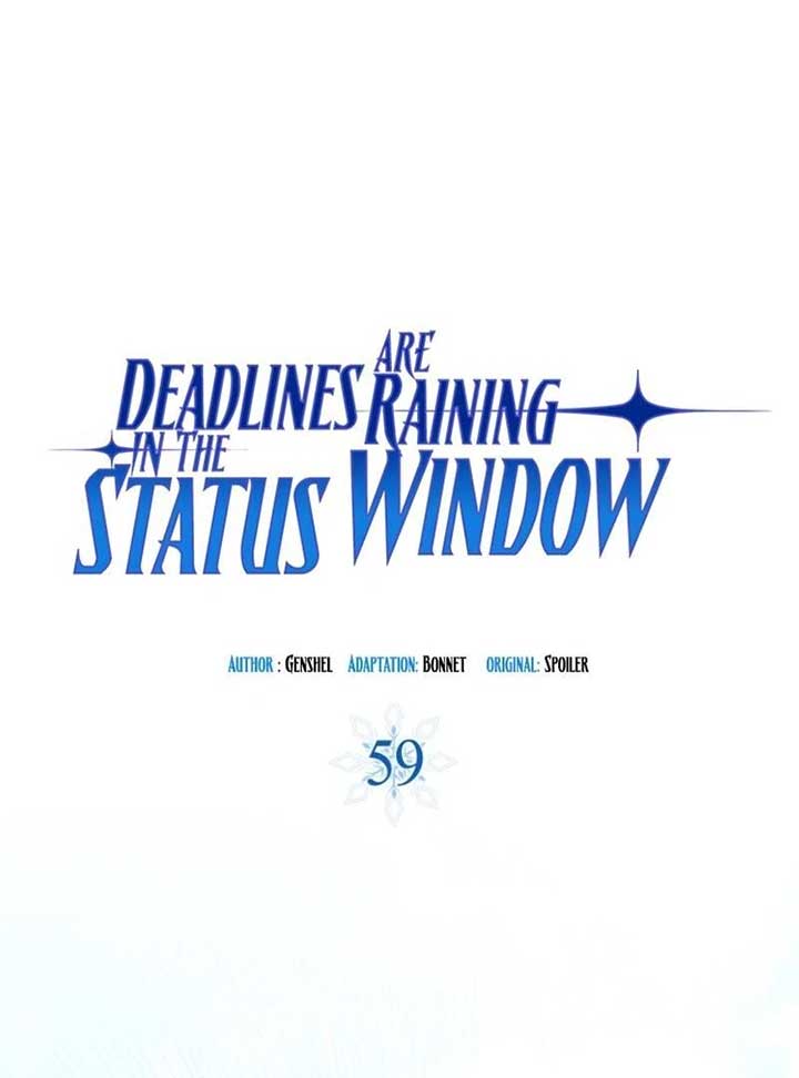 Deadlines are Raining in the Status Window Chapter 59 page 34