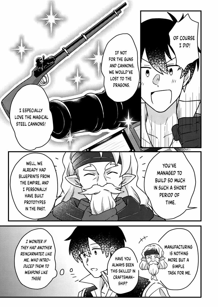 Revolution in production with the blessings of the gods - While living a leisurely, slow life in a corner of another world, somehow a diverse group of people gathered to form the strongest nation... Chapter 21.3 page 2